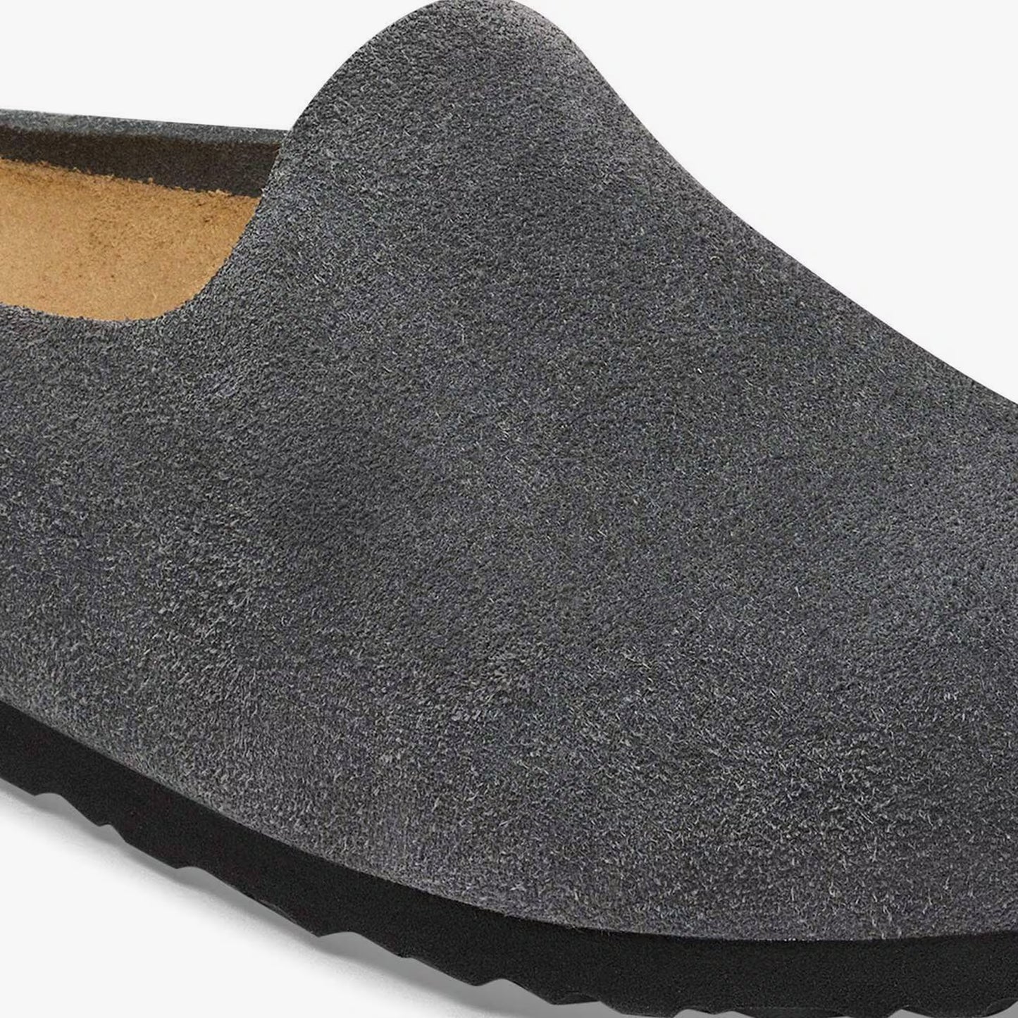 Birkenstock Amsterdam Wrapped Suede / Charcoal