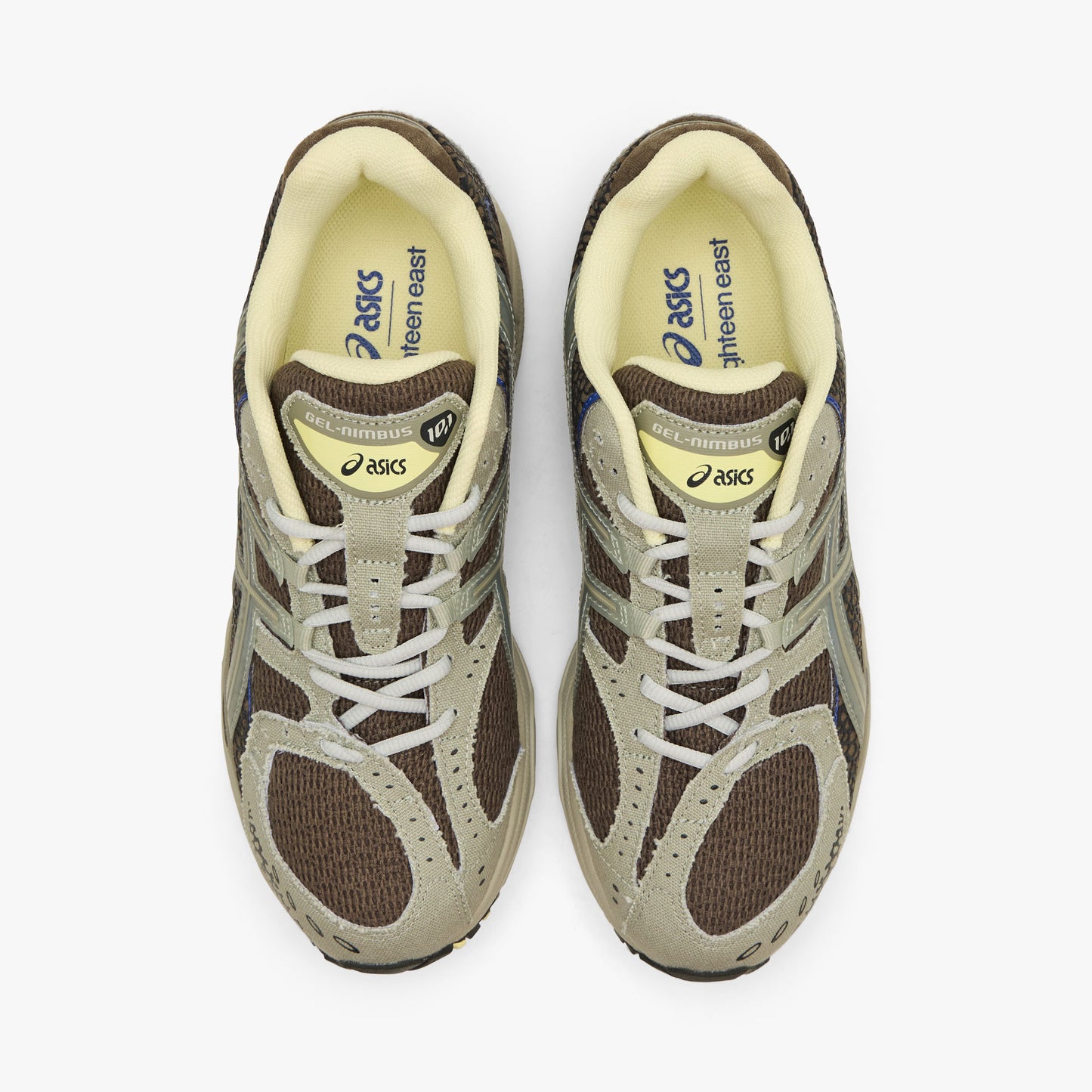 ASICS x Eighteen East GEL-NIMBUS 10.1 Canteen / Abbey Stone