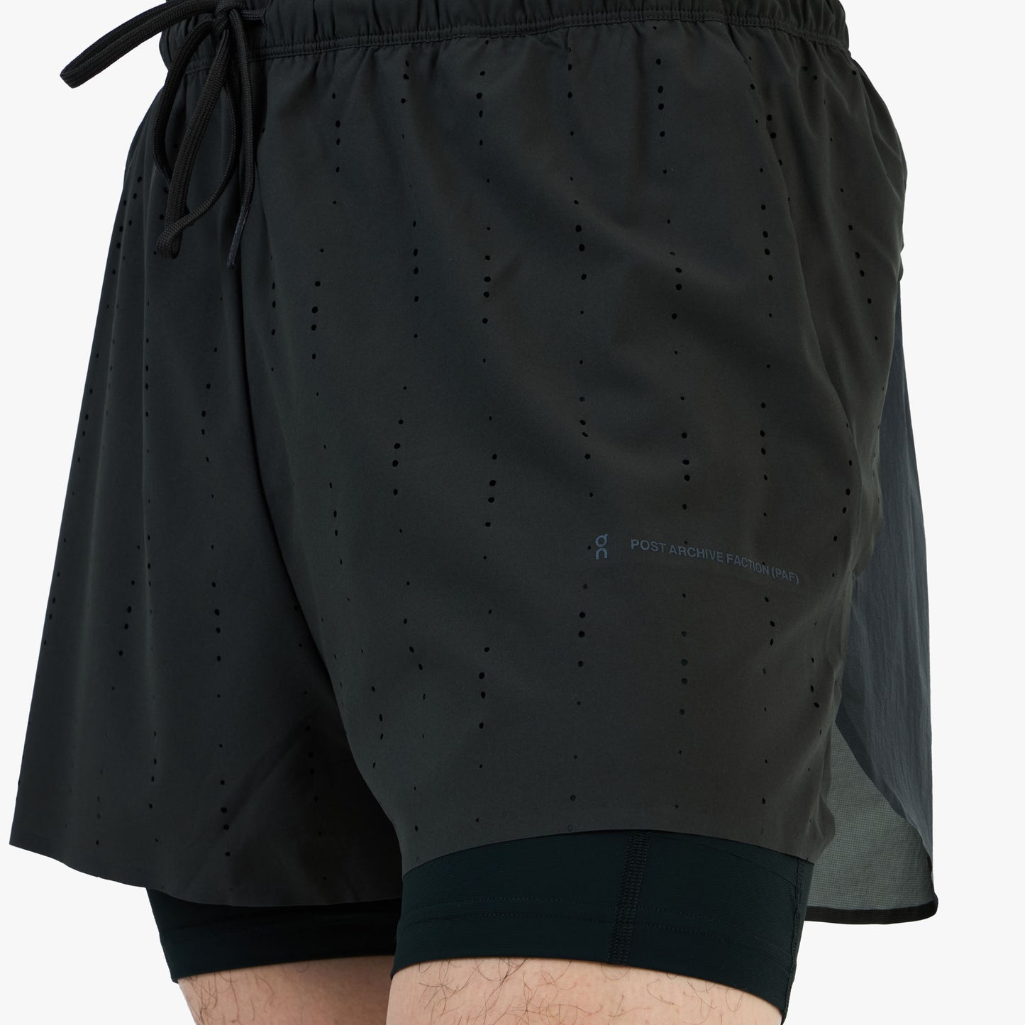Shorts 2-en-1 PAF Zéro on x PAF Molasse / Noir
