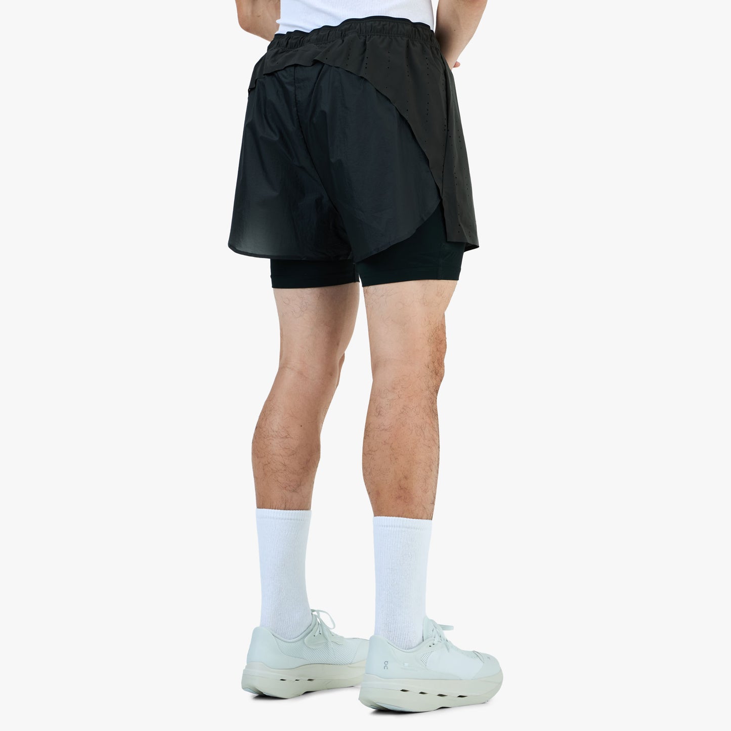 Shorts 2-en-1 PAF Zéro on x PAF Molasse / Noir