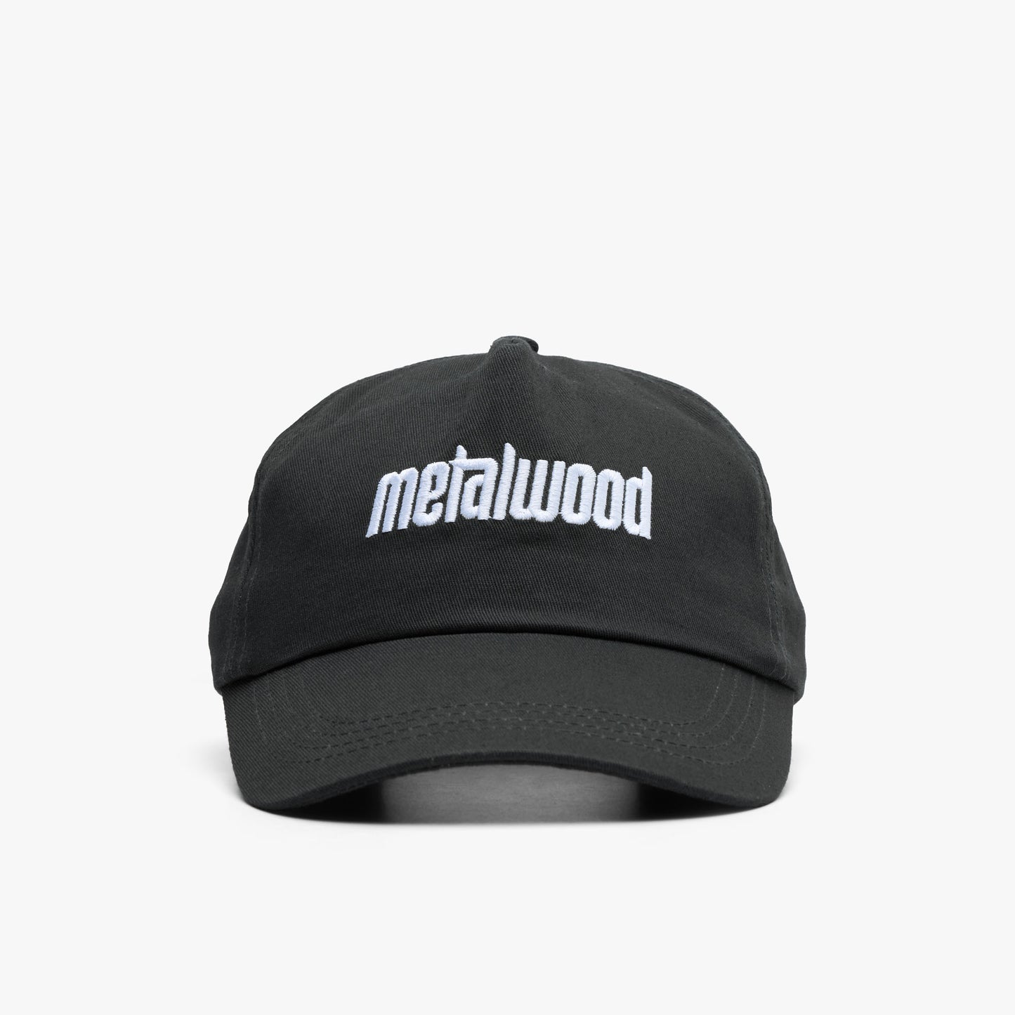 Casquette 5 panneaux Metalwood Metal Logo / Noir