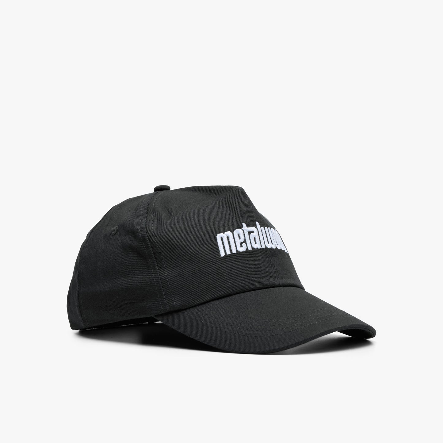 Casquette 5 panneaux Metalwood Metal Logo / Noir