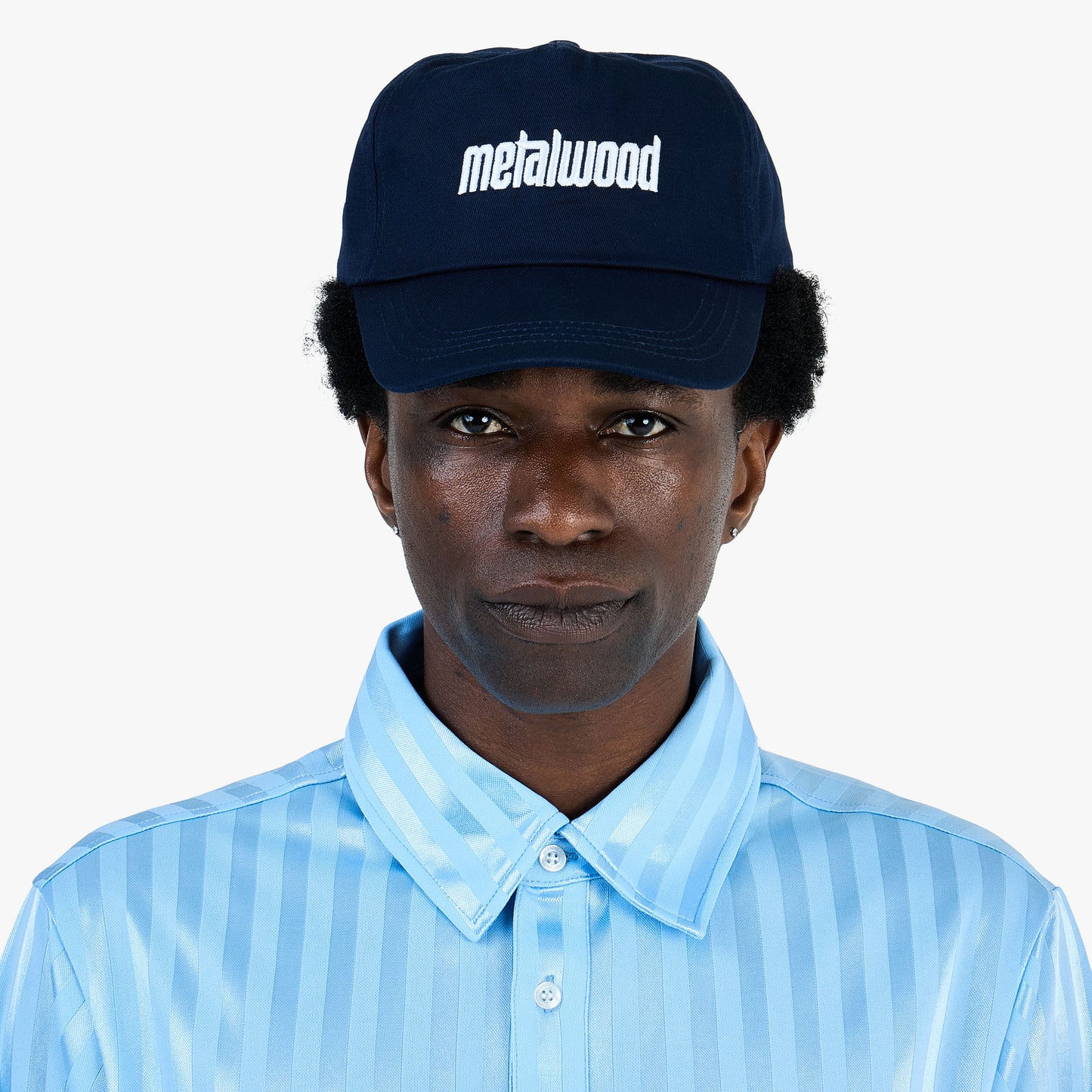 Casquette 5 panneaux Metalwood Metal Logo / Bleu marine