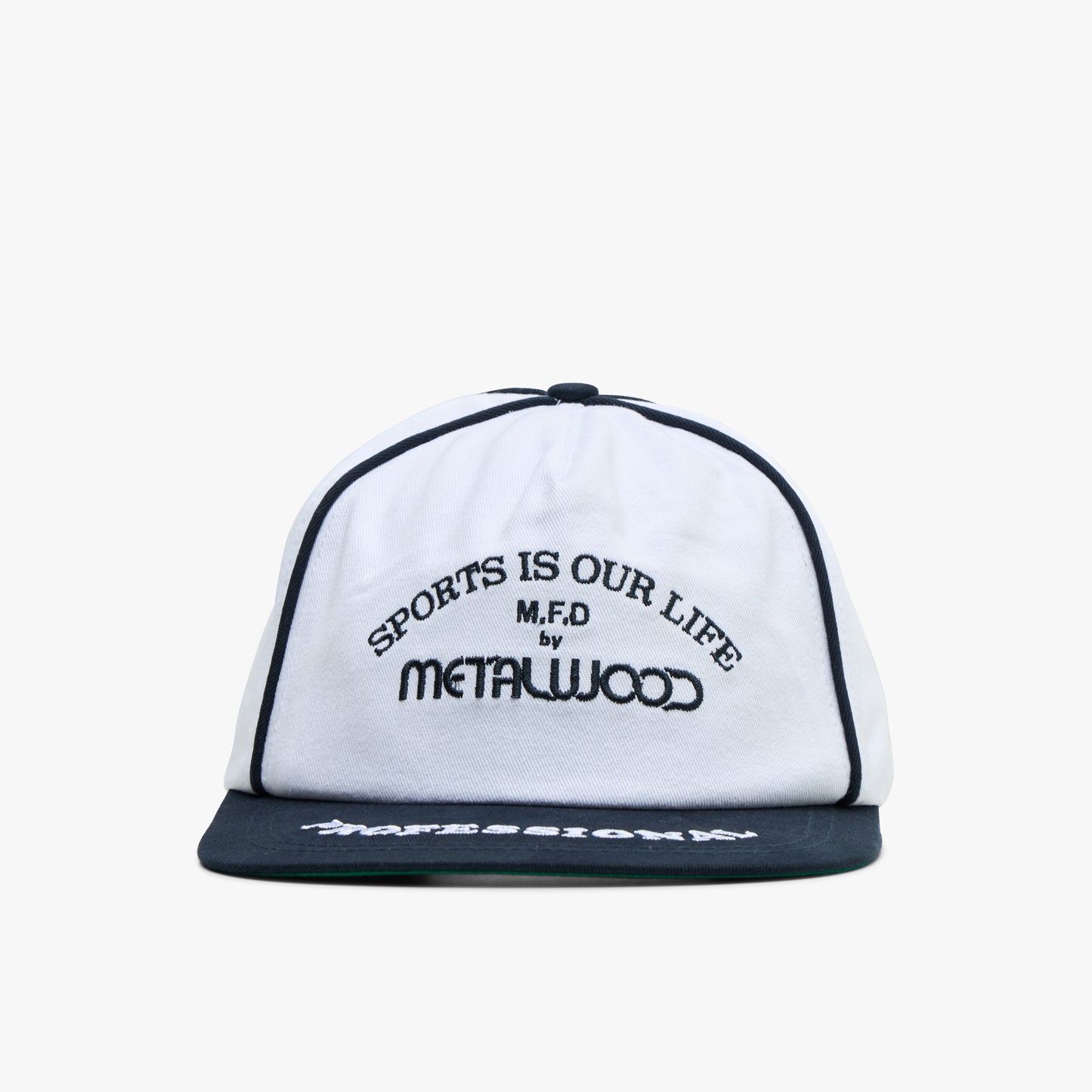 Casquette snapback Metalwood Professional Piping / Blanc