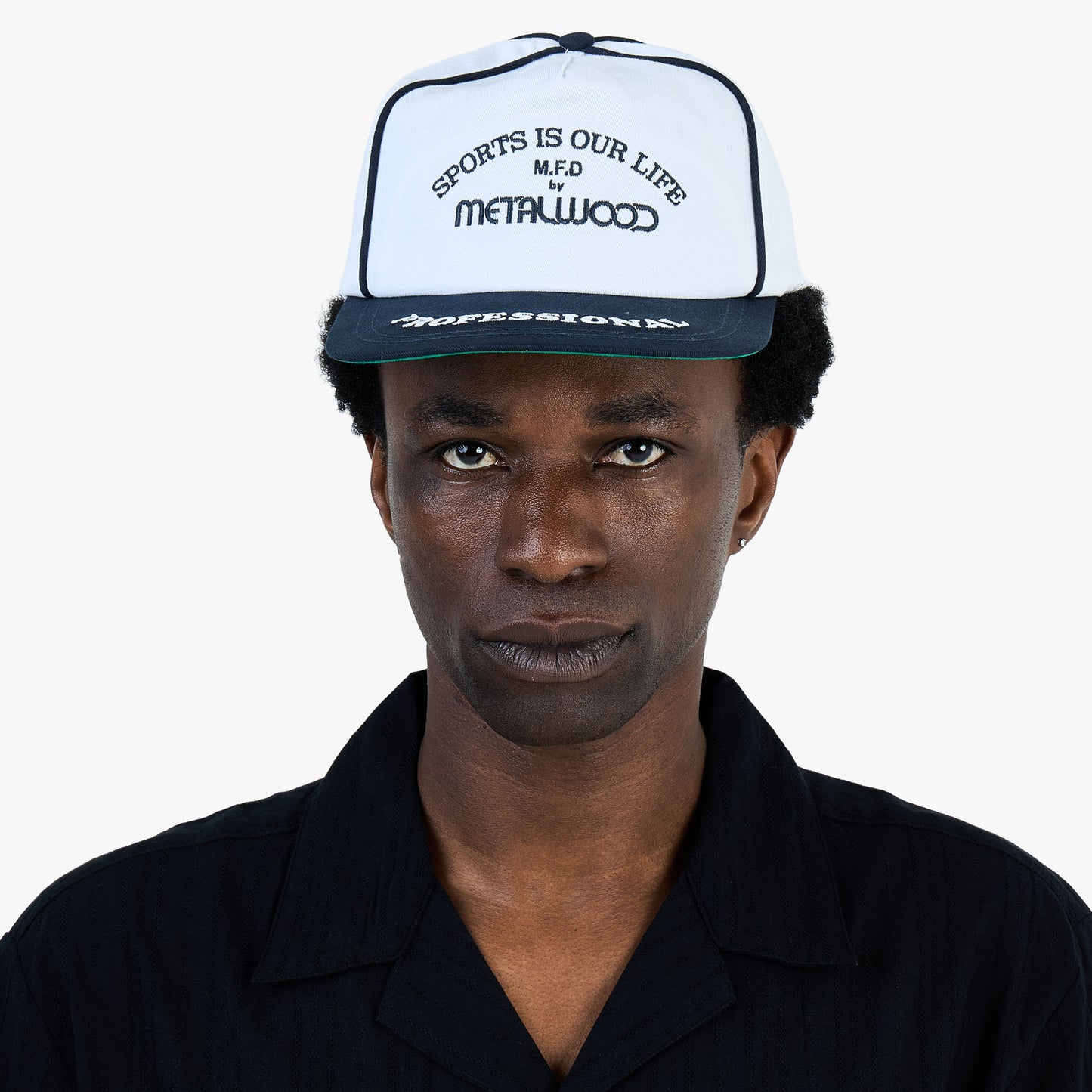 Casquette snapback Metalwood Professional Piping / Blanc