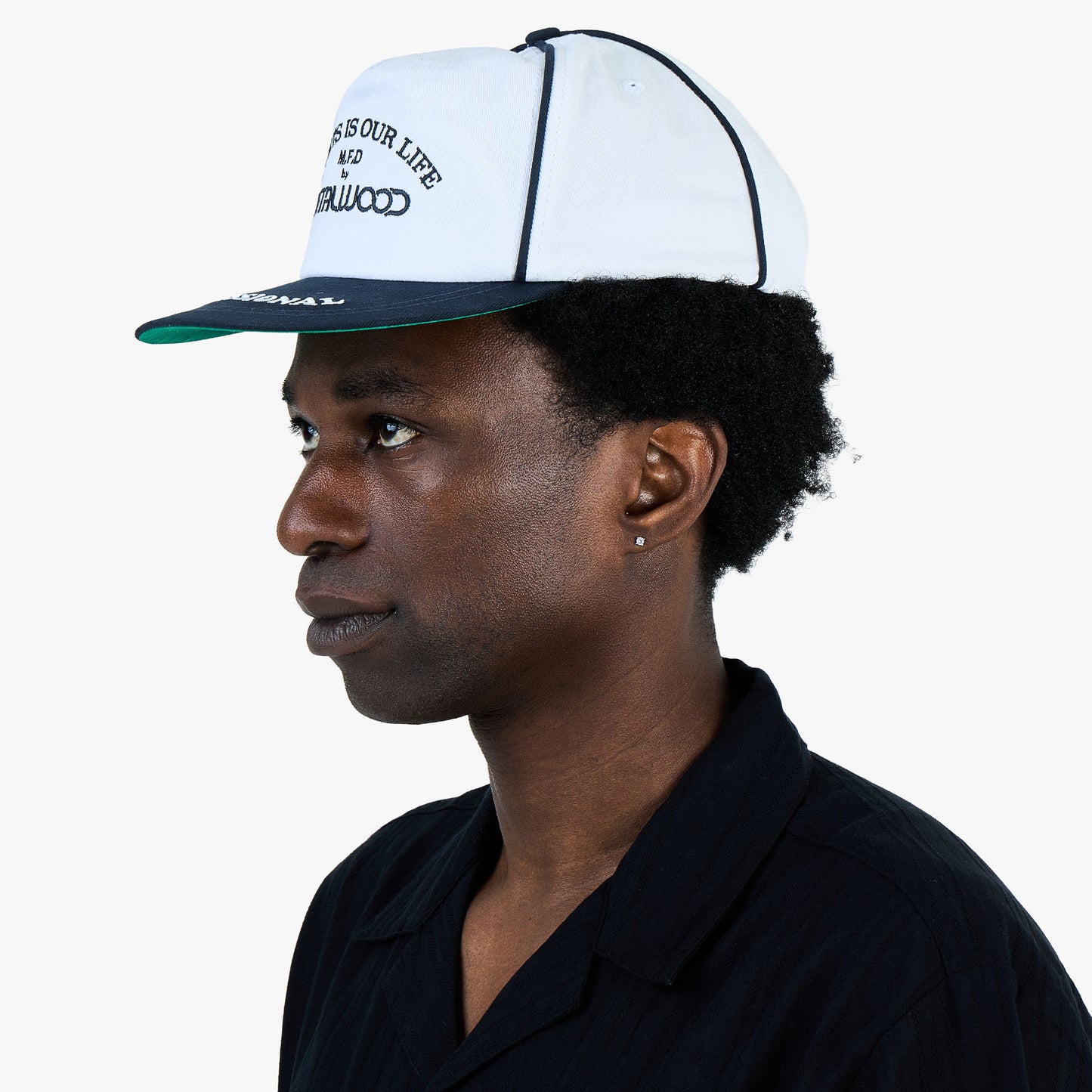 Casquette snapback Metalwood Professional Piping / Blanc