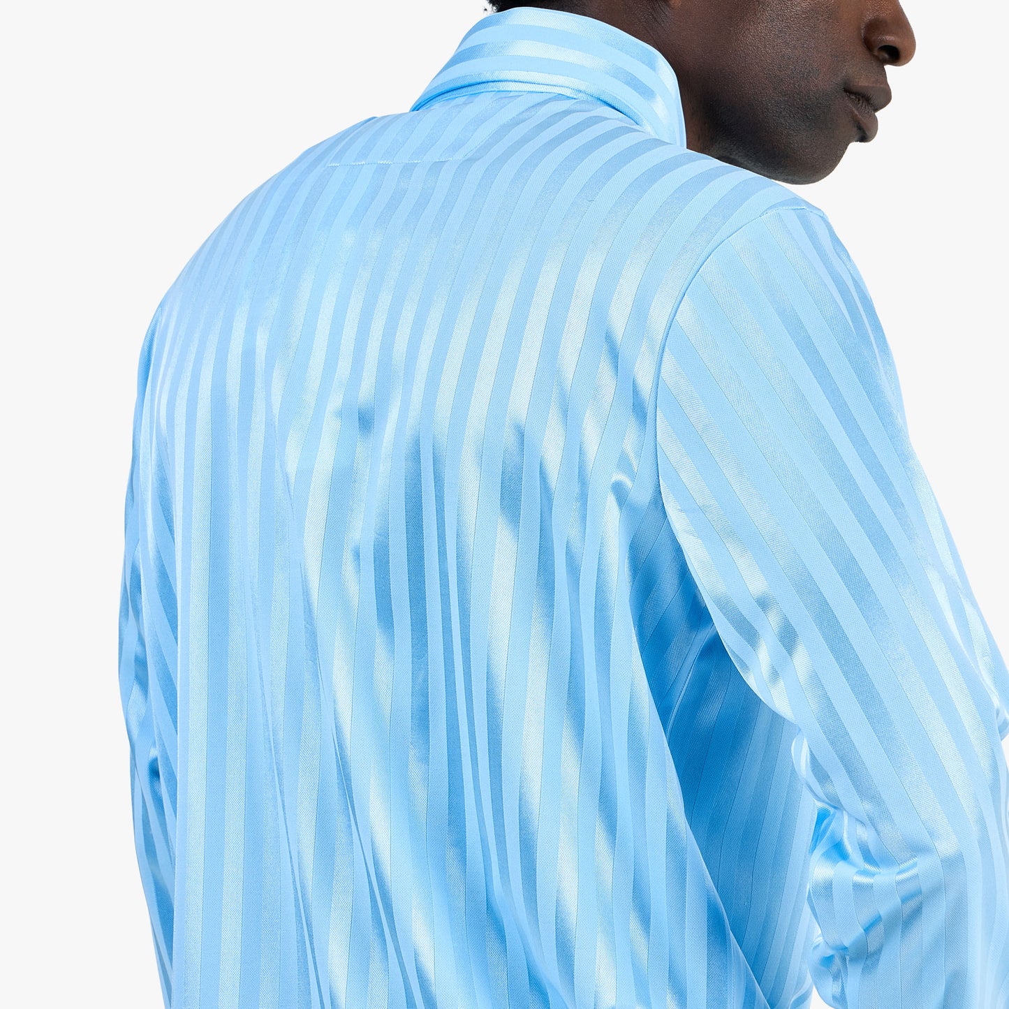 Polo manches longues Metalwood pour joueur / Bleu ciel