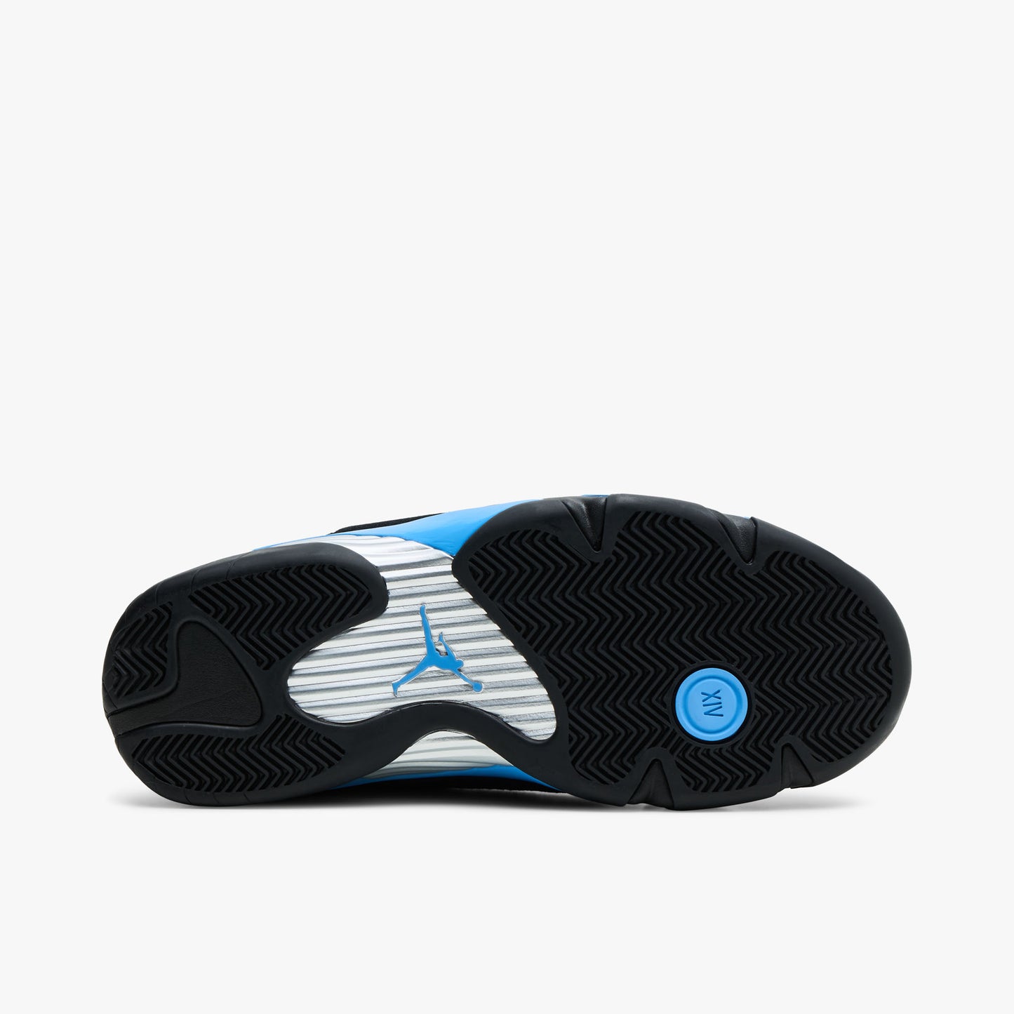 Jordan 14 Retro Noir / Blanc - Bleu Université