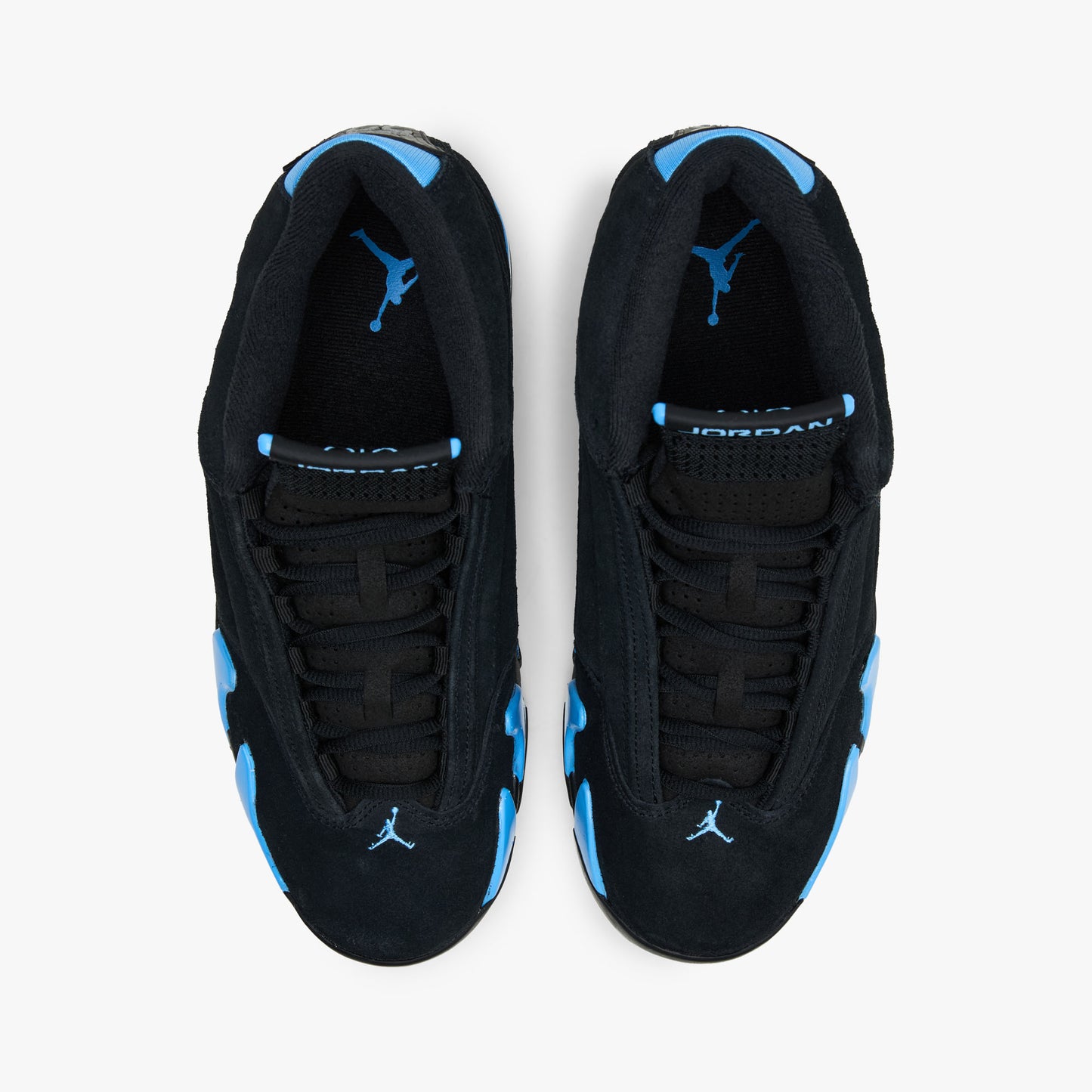 Jordan 14 Retro Noir / Blanc - Bleu Université