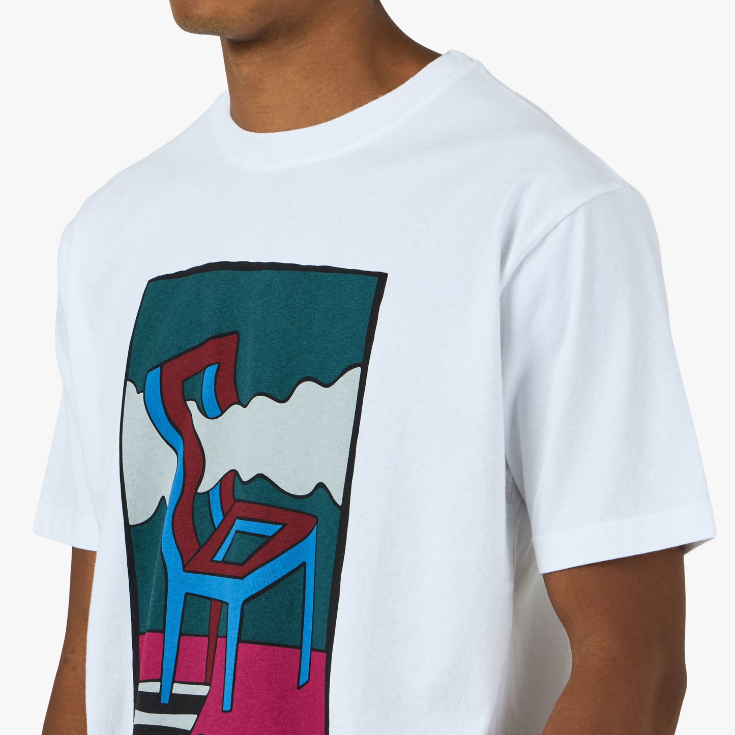 by Parra « Smoke Chair » T-Shirt Blanc