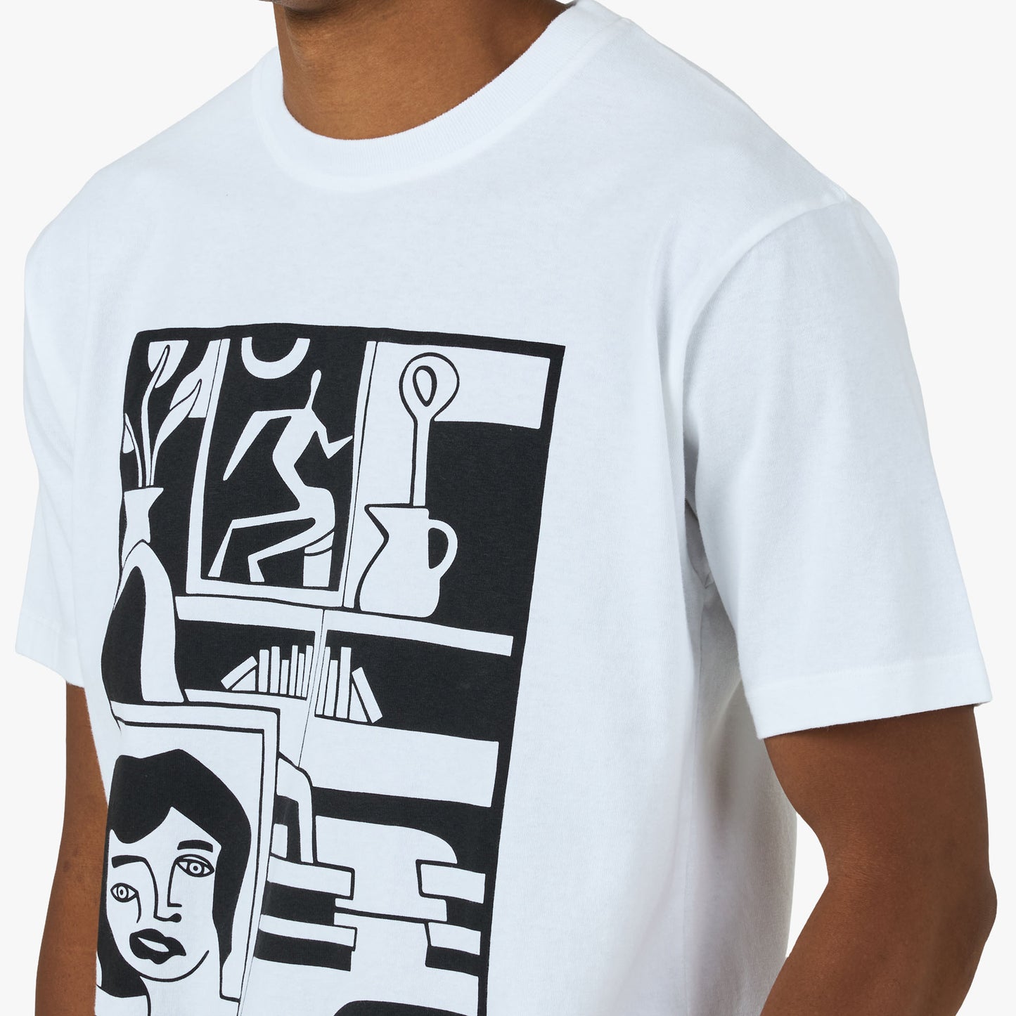 by Parra « Our house » T-Shirt Blanc