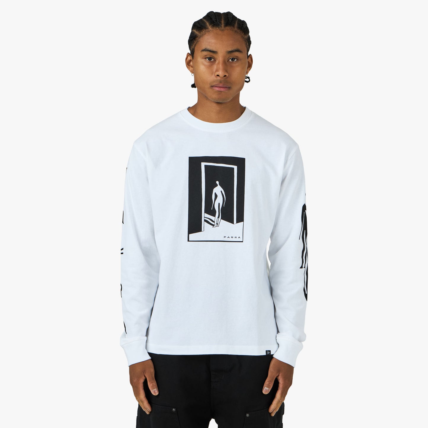 by Parra « The Hotel » T-Shirt à Manches Longues Blanc