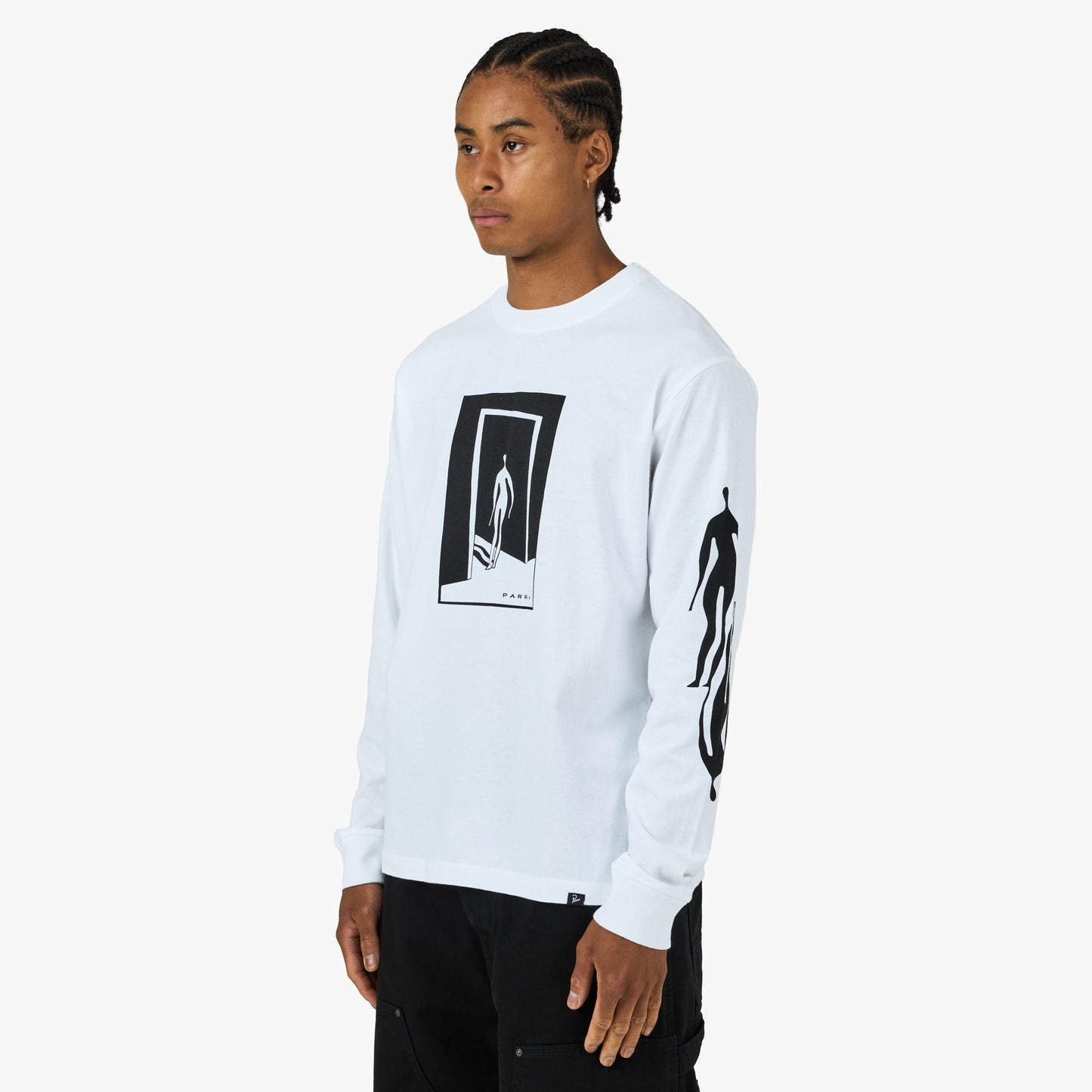 by Parra « The Hotel » T-Shirt à Manches Longues Blanc