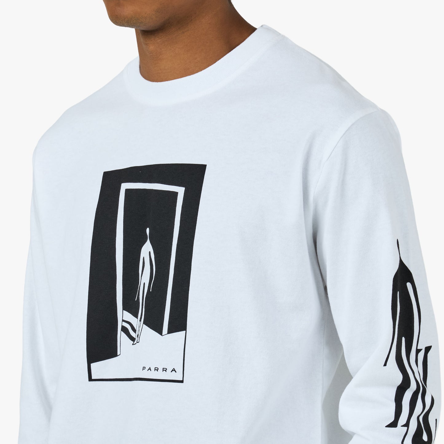 by Parra « The Hotel » T-Shirt à Manches Longues Blanc