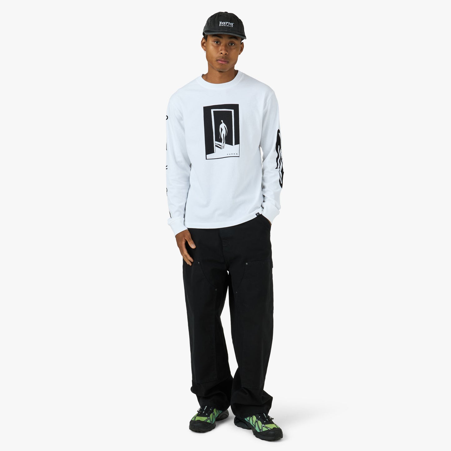 by Parra « The Hotel » T-Shirt à Manches Longues Blanc