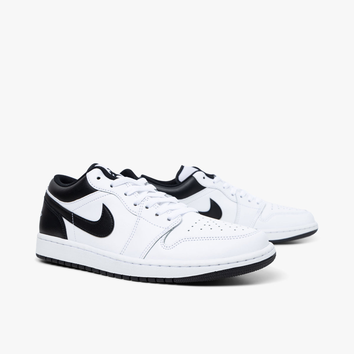 Jordan 1 Low Blanc / Noir - Blanc