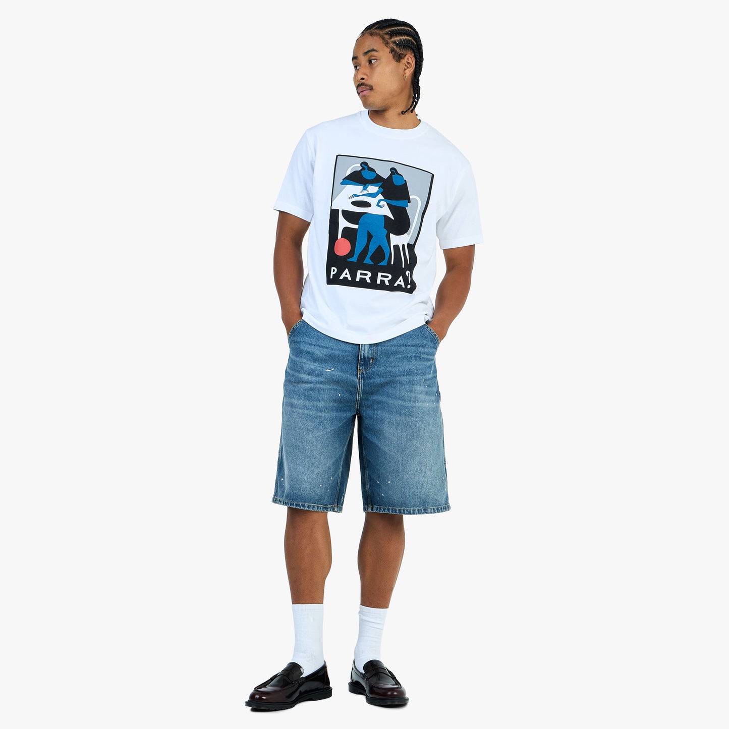by Parra T-shirt What Is This / Blanc