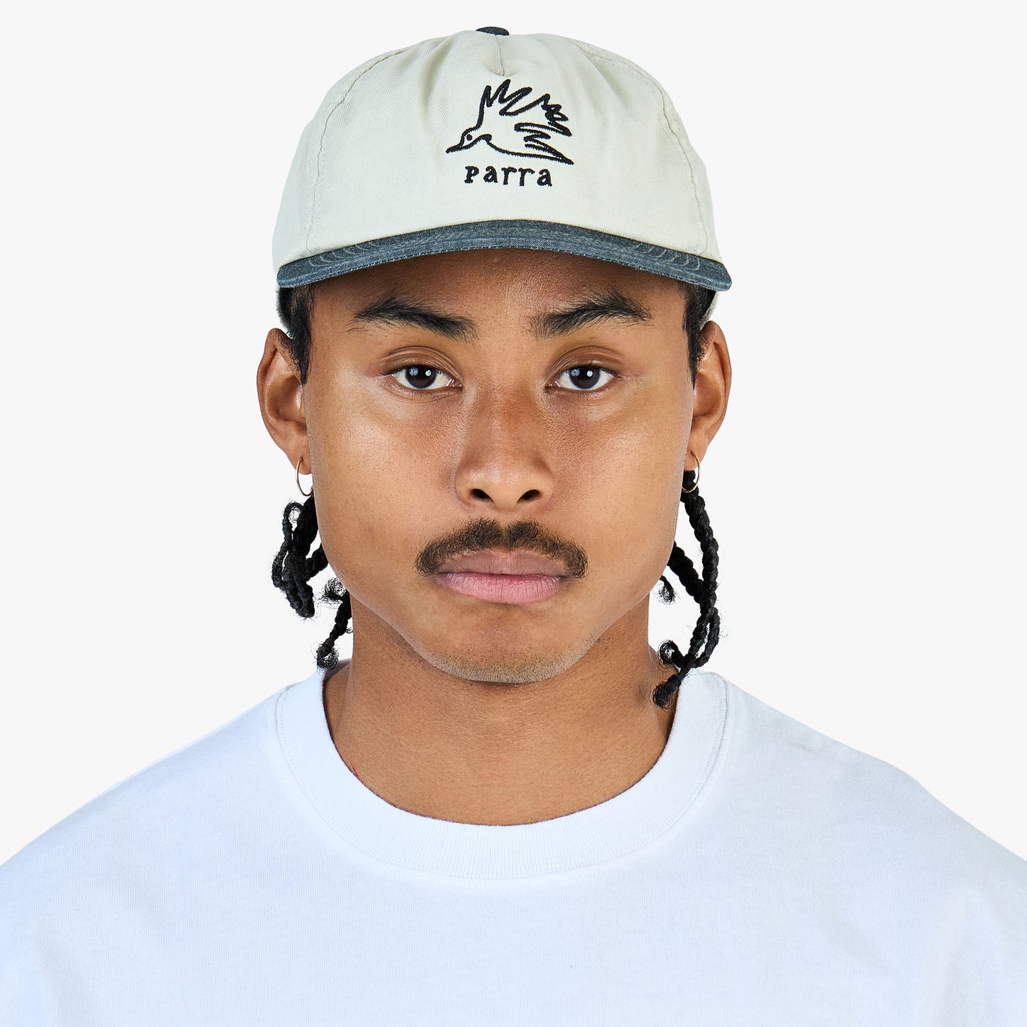 by Parra Yarn Bird 5 Panel Hat / Off White