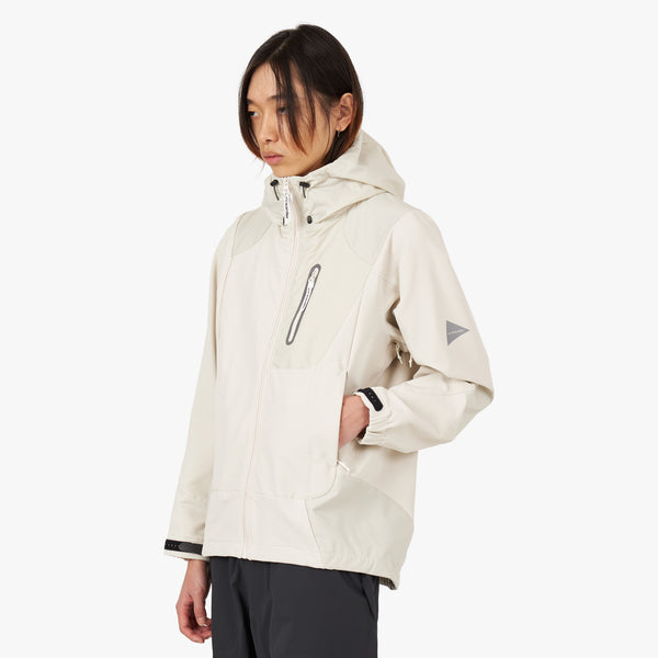 and wander Stretch Shell Jacket / Off White