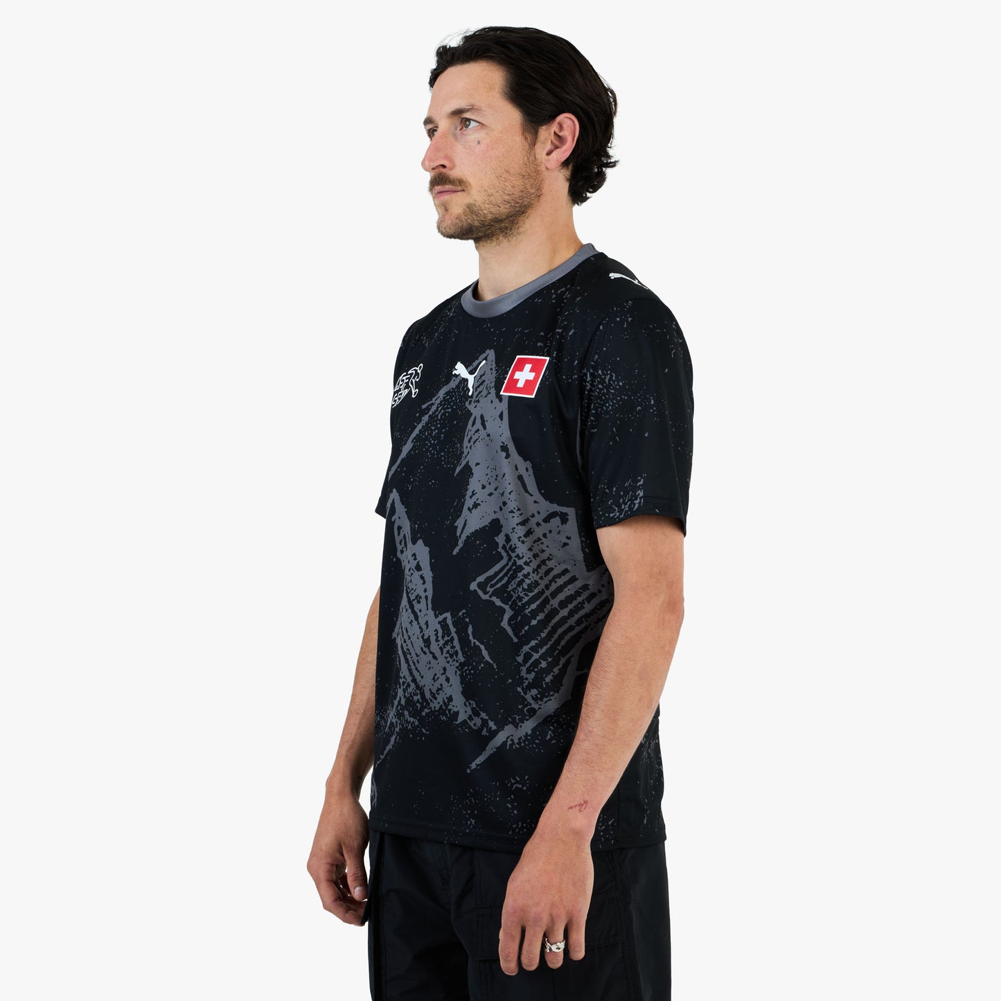 PUMA x Salehe Bembury Maillot Gardien Suisse Réplique PUMA Noir / Gris Foncé Froid
