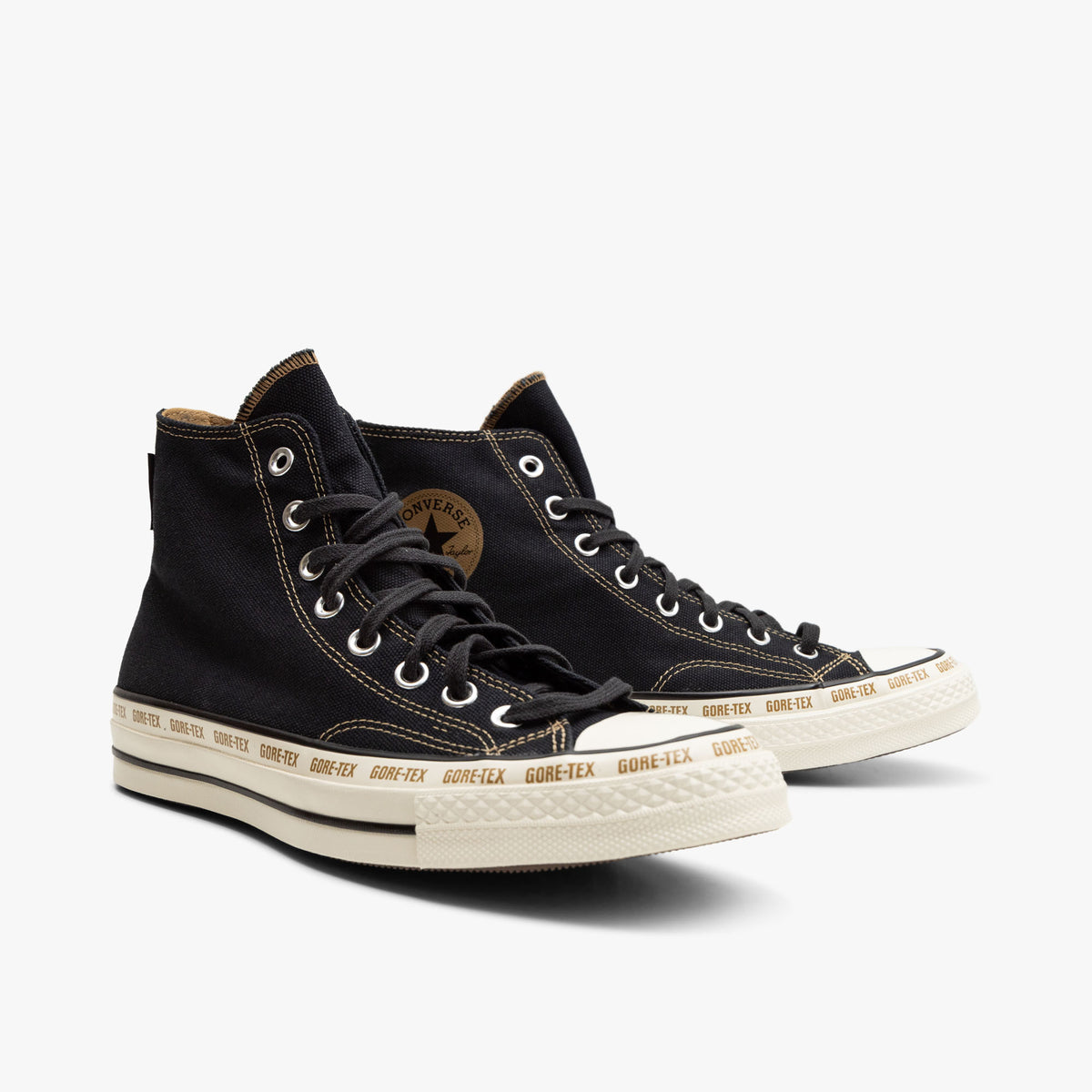 Converse Chuck 70 Hi GTX Noir / Tabouret de crapaud Beige - Aigrette