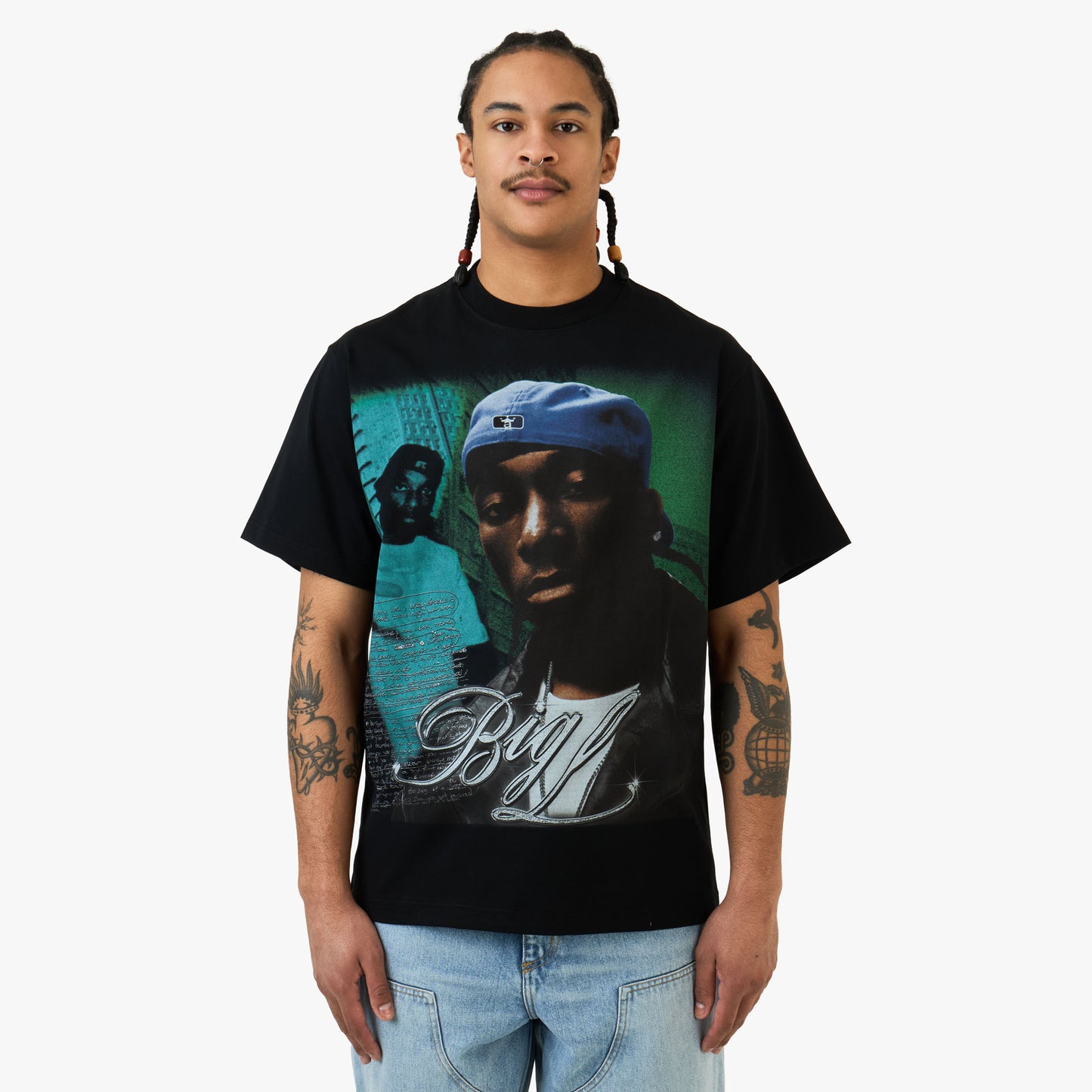 T-shirt Awake NY Ebonics / Noir