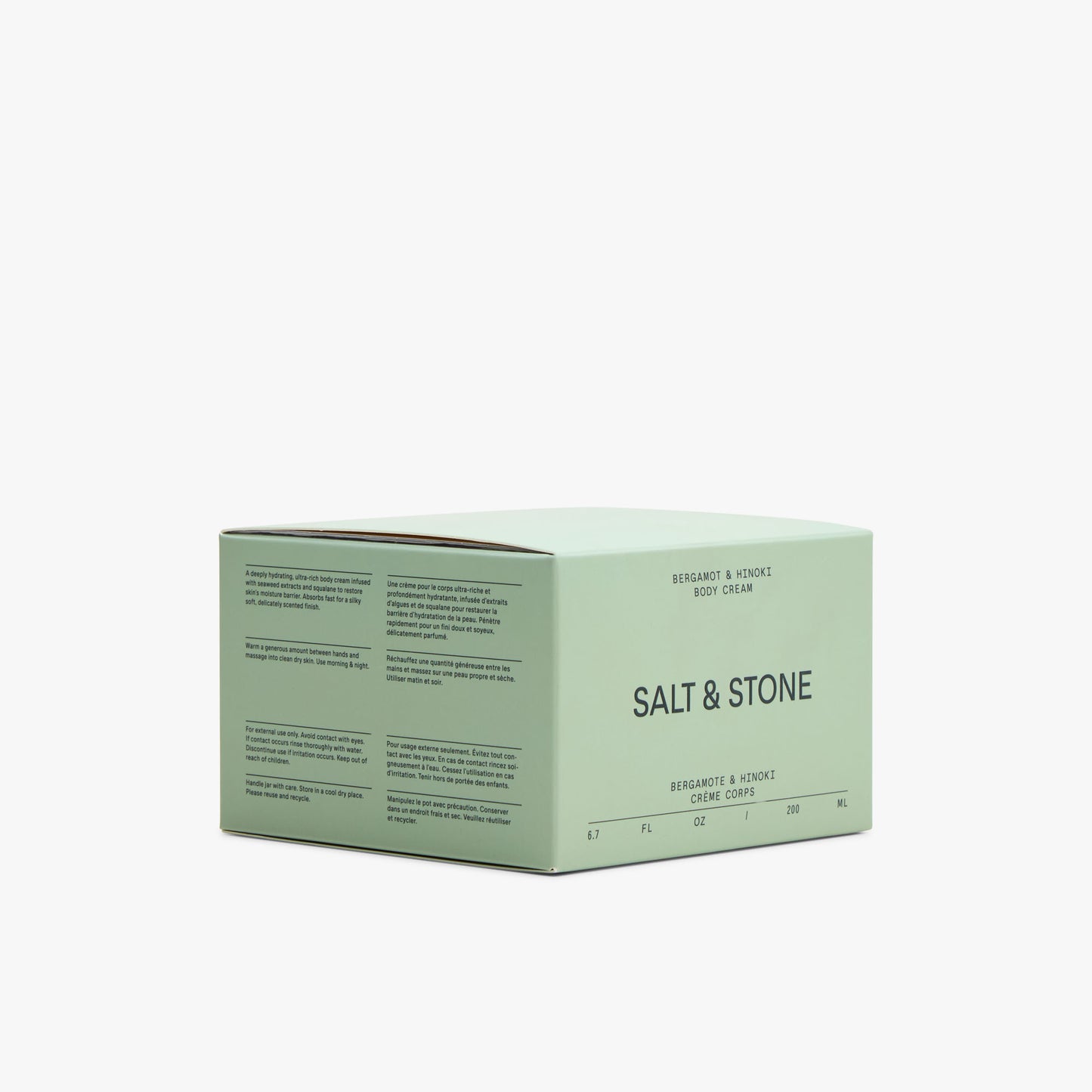 SALT & STONE Body Cream / Bergamot & Hinoki