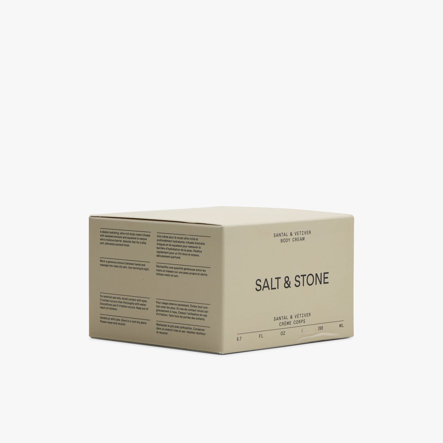 SALT & STONE Body Cream / Santal & Vetiver