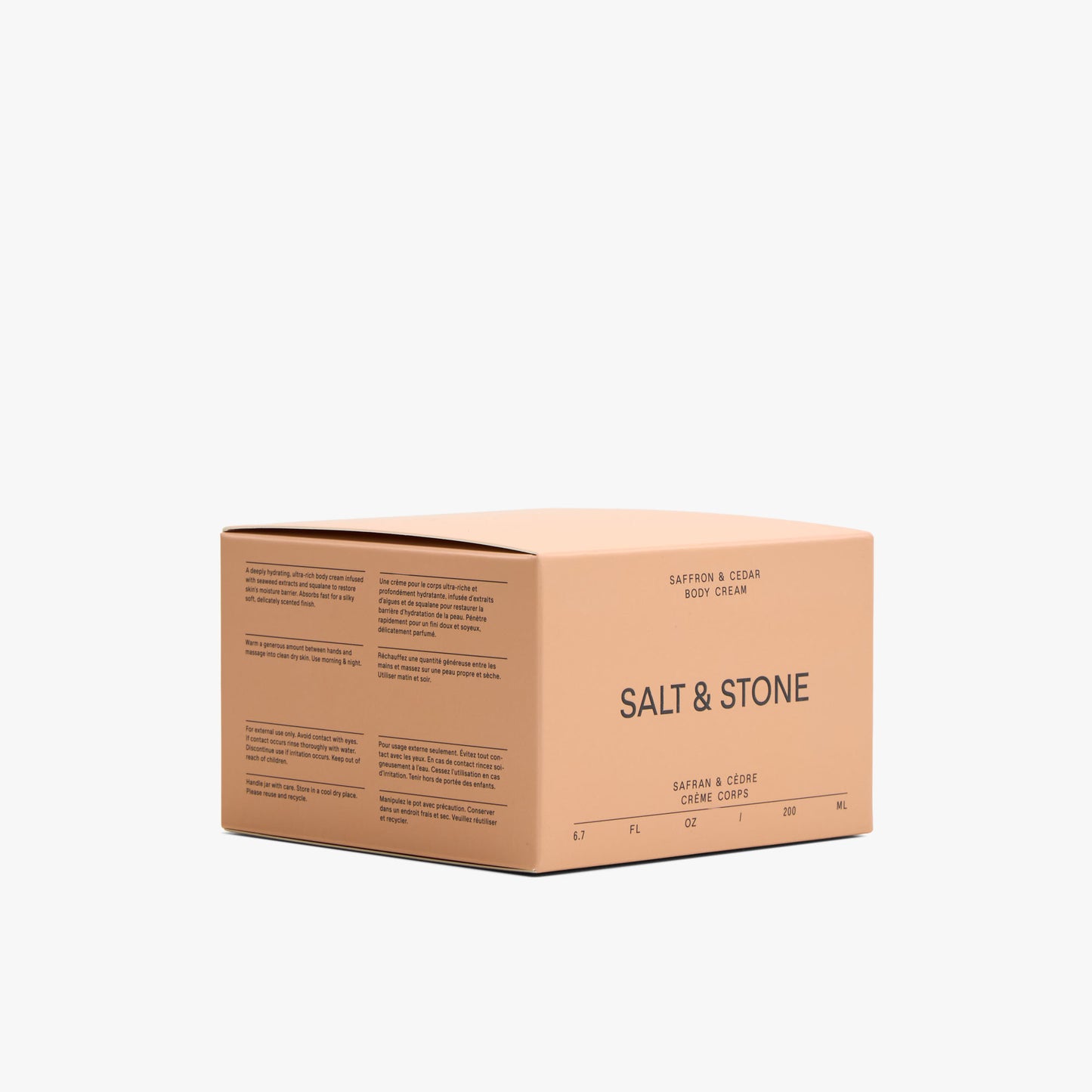 SALT & STONE Crème Corps / Safran & Cèdre