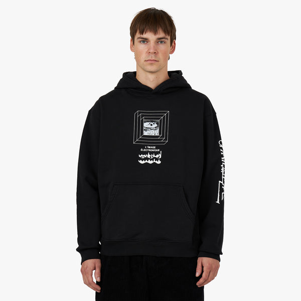 Brain Dead Electronique Hoodie / Black