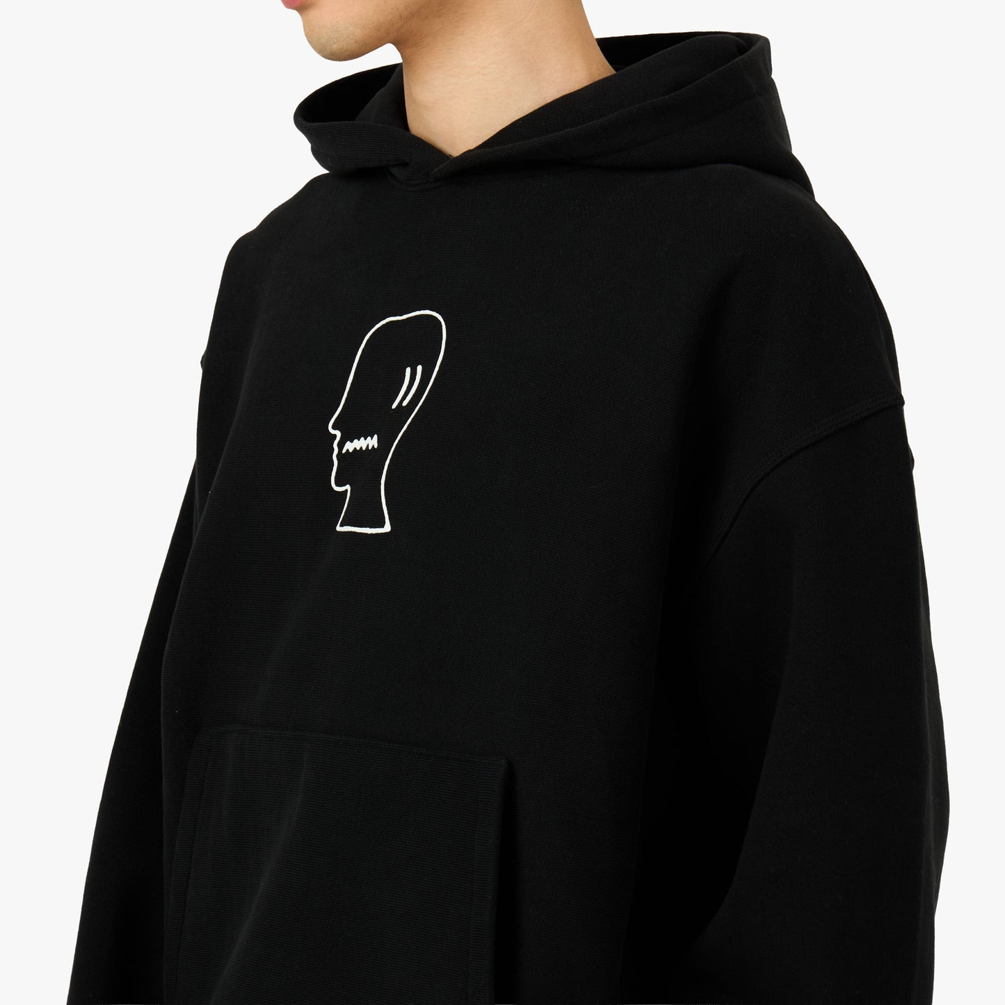 Brain Dead Logohead Hoodie Black