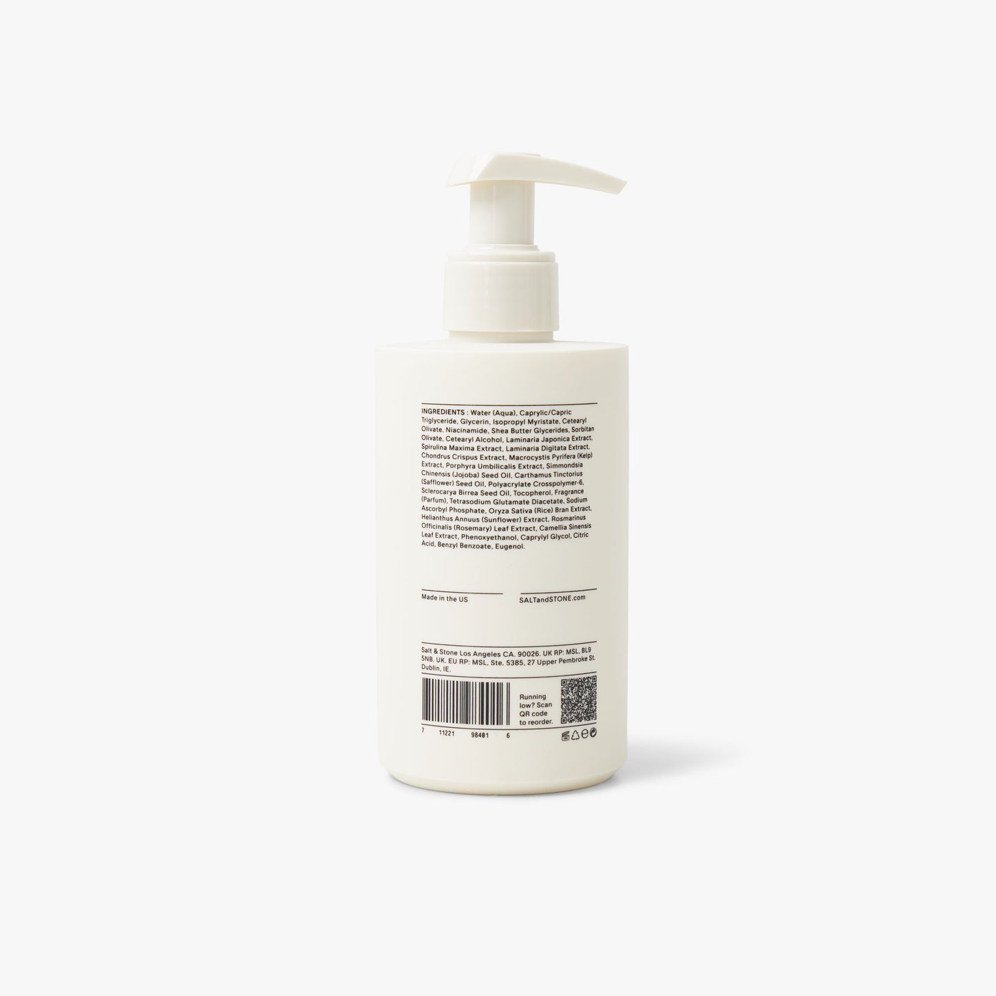 SALT & STONE Body Lotion / Black Rose & Oud