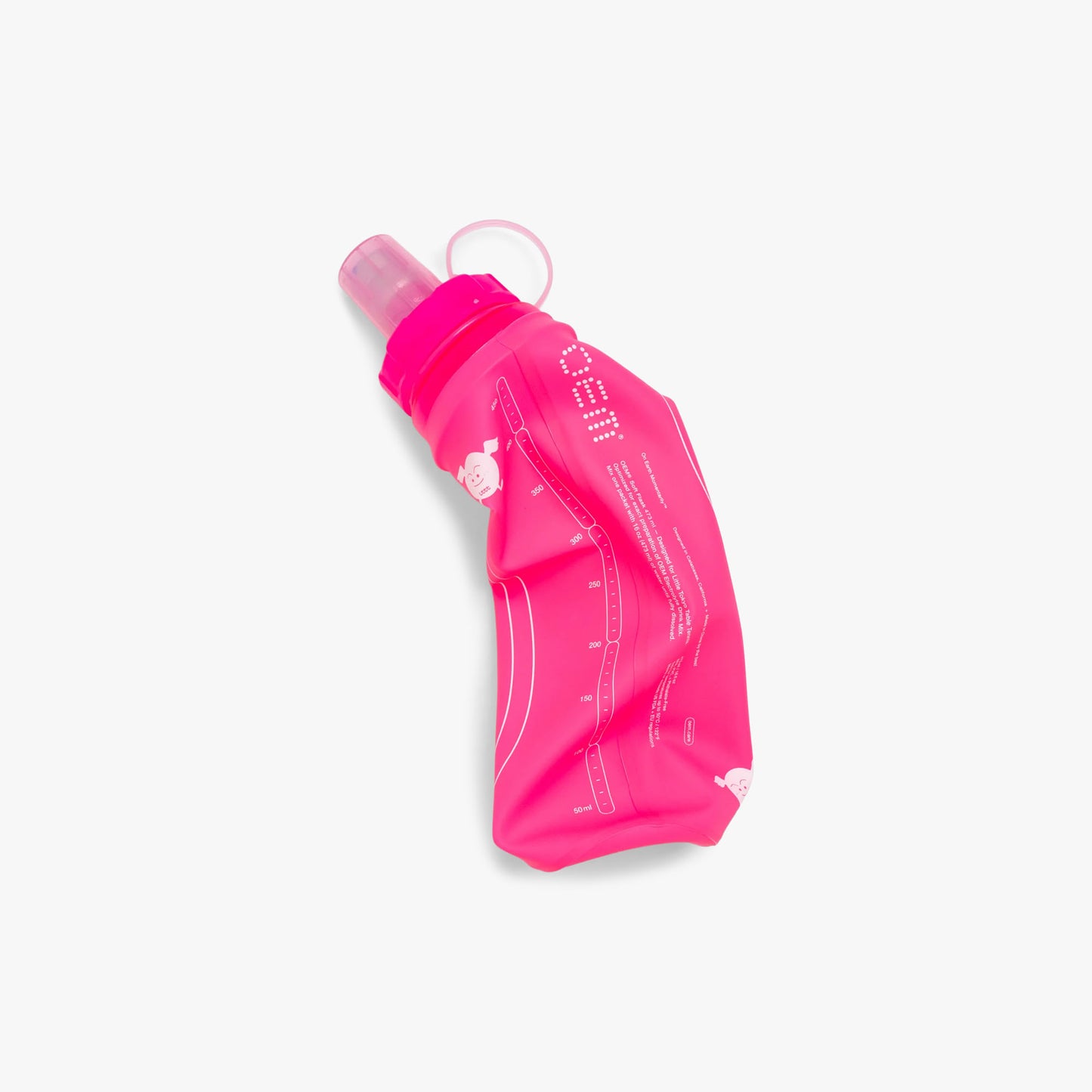 LTTT + OEM Soft Flask 473 ml Hot Pink/White