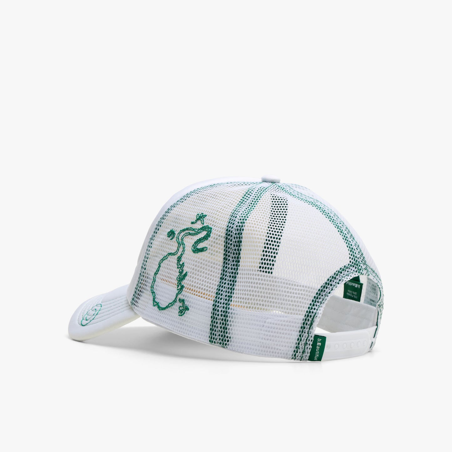 b.Eautiful b.i Foam Trucker Hat White / Green