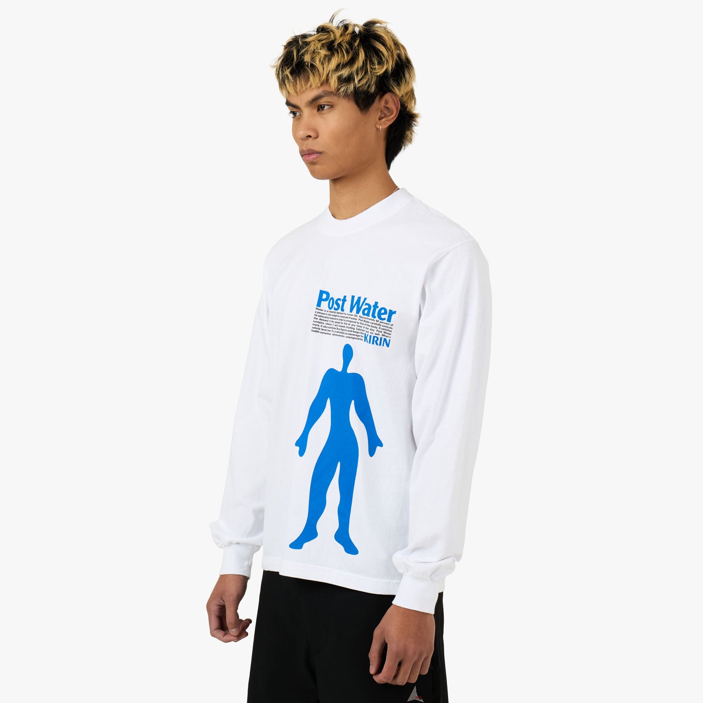 b.Eautiful Post Water Longsleeve Shirt White