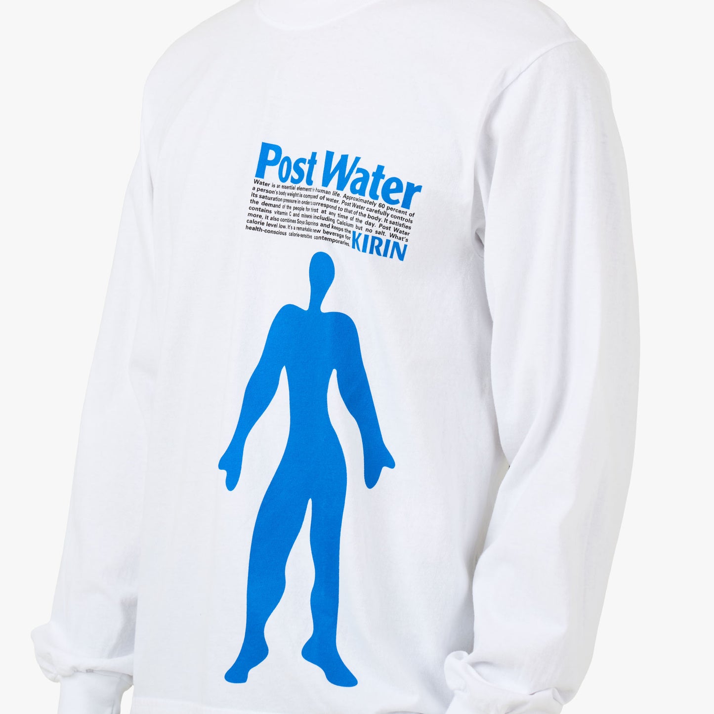 b.Eautiful Post Water Longsleeve Shirt White