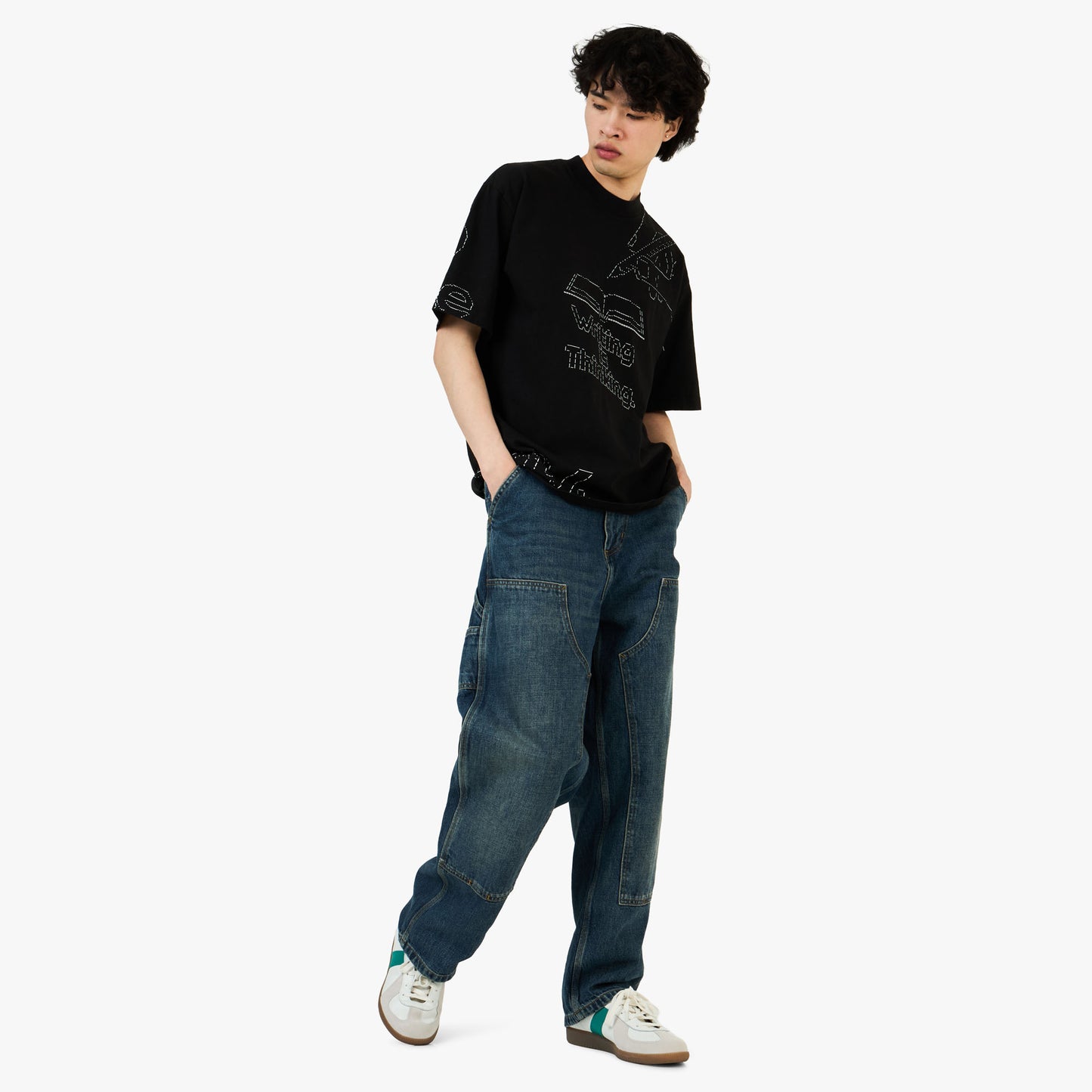 b.Eautiful Writing T-Shirt Black