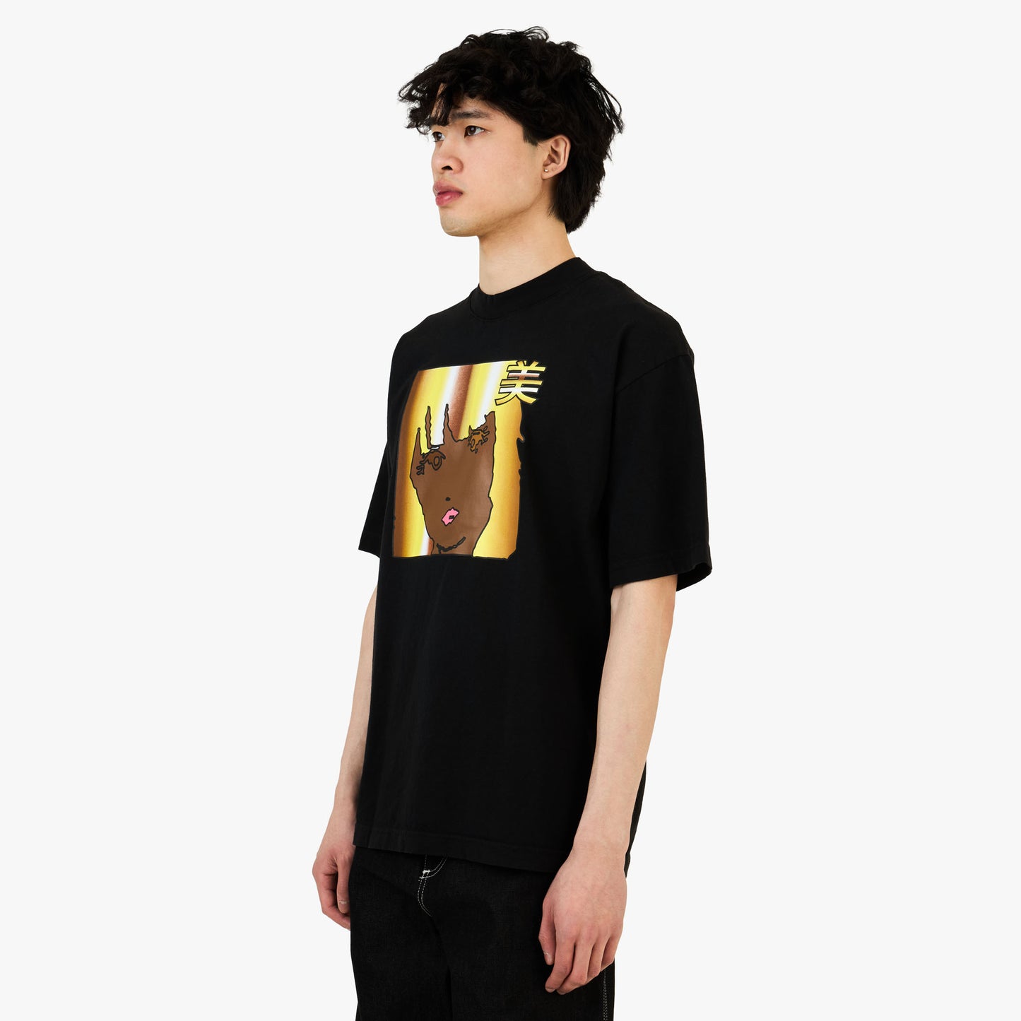 b.Eautiful x Sara Yukiko b.e Girl T-Shirt Noir