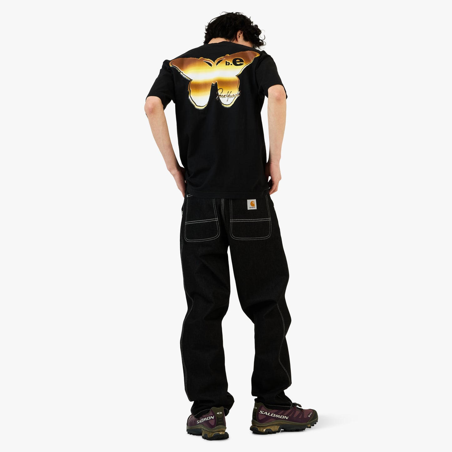 b.Eautiful x Sara Yukiko b.e Girl T-Shirt Noir