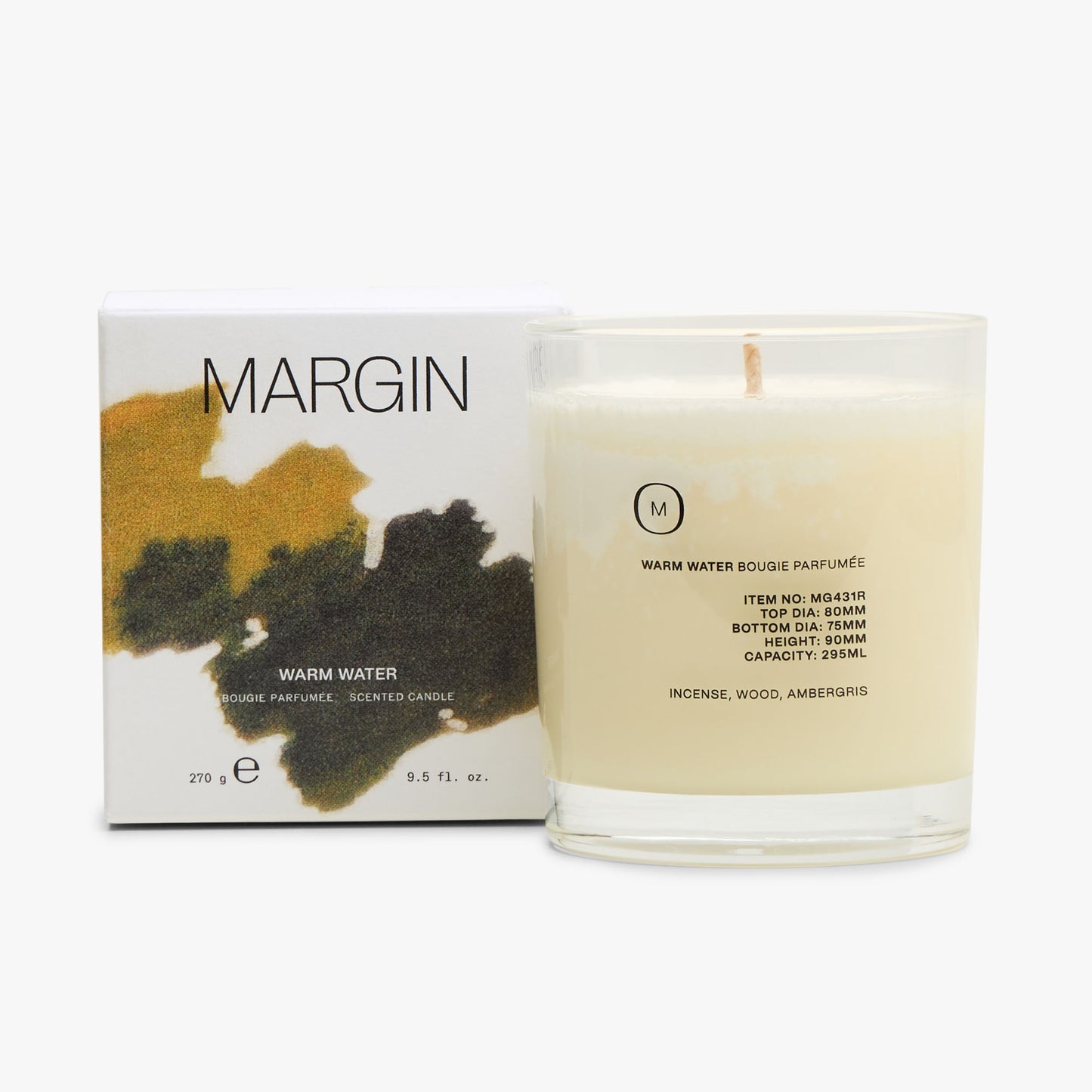 Margin Warm Water Candle / 270G