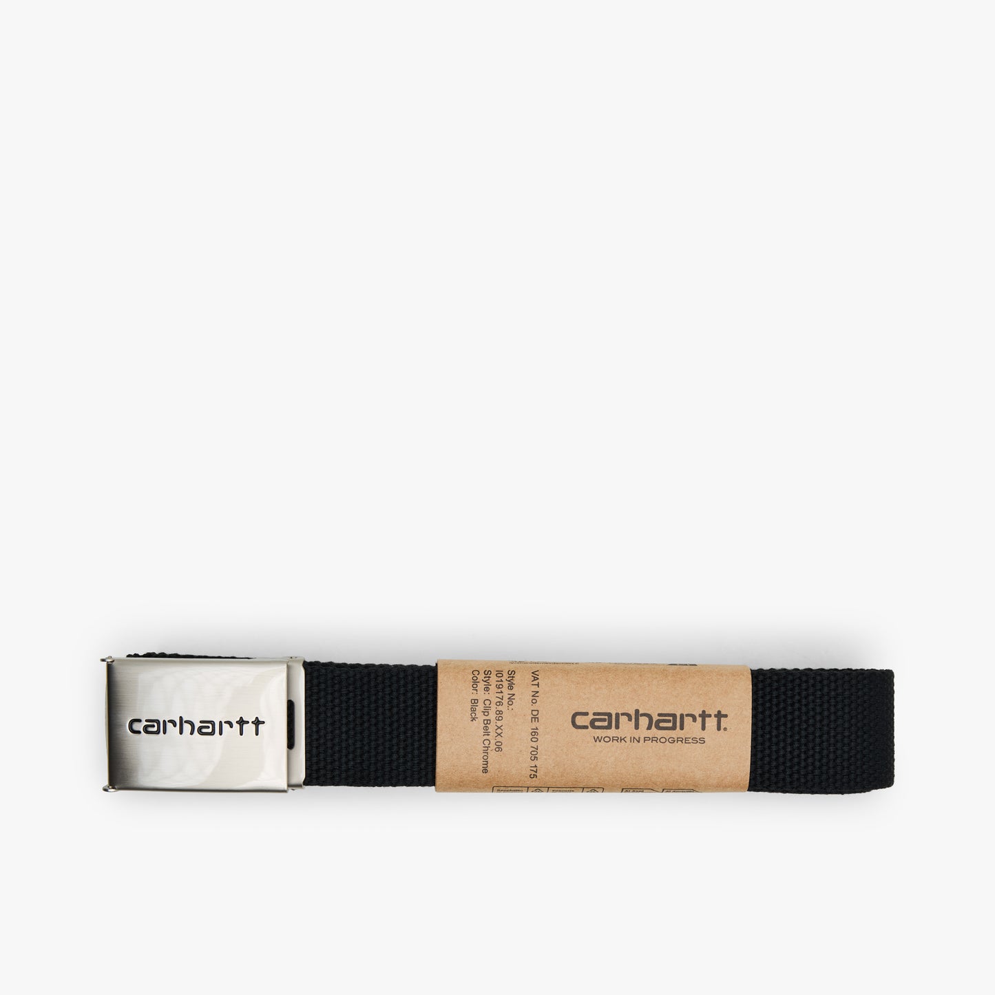 Carhartt WIP Chrome Clip Ceinture Noir