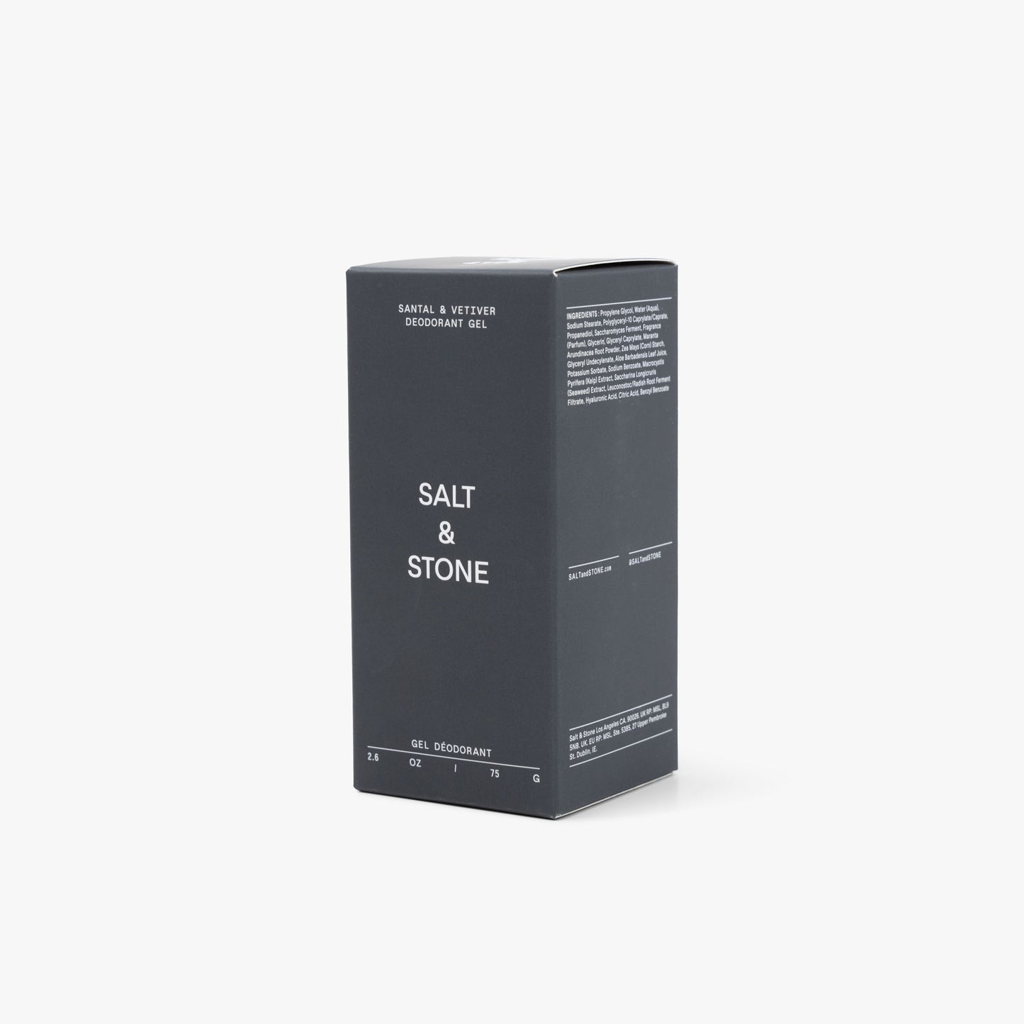 Salt & Stone Deodorant Gel / Santal & Vetiver