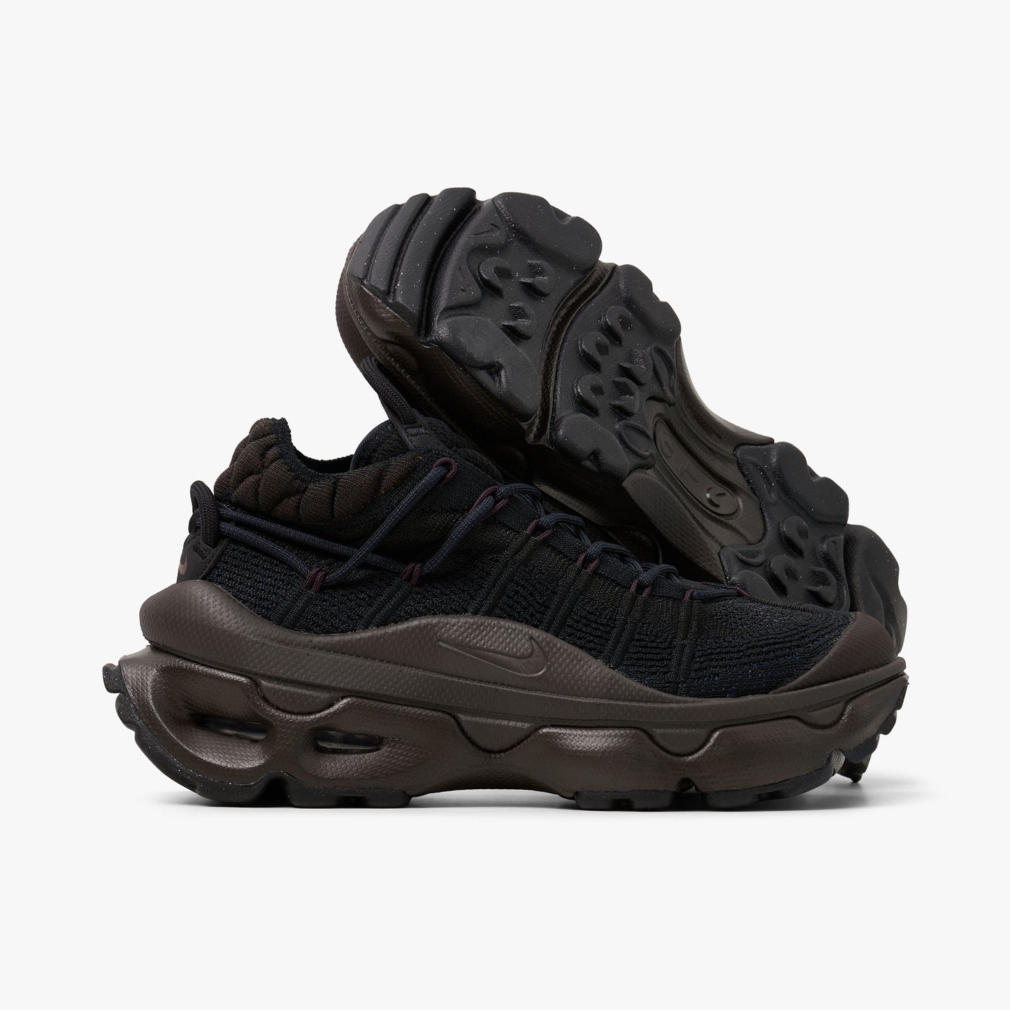 Nike Air Max Flyknit Femme Venture Noir / Cacao Wow - Velvet Brown
