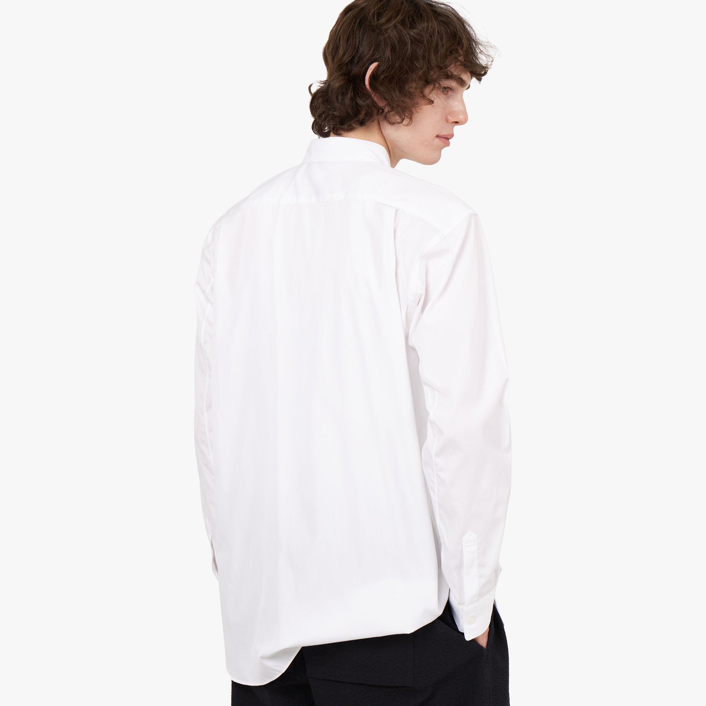 COMME des GARÇONS SHIRT Chemise à poche surdimensionnée / Blanc