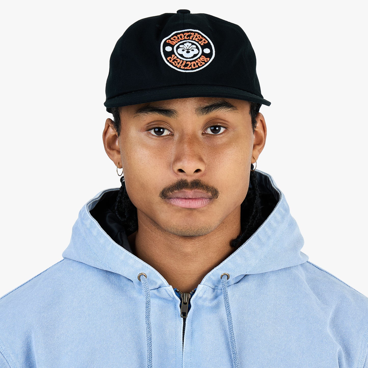 Brother Brother Flower Kine Medallion Cap / Black