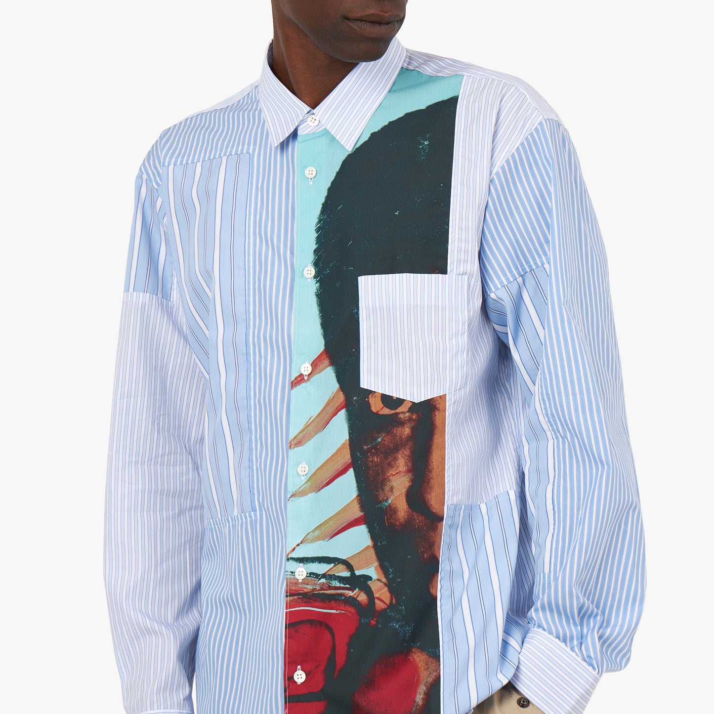 COMME des GARÇONS Andy Warhol Chandail en Coton / Rayure