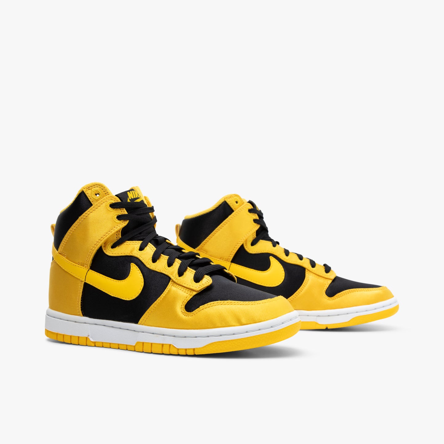 Nike Dunk High Twist pour femme Noir / Varsity Maize - Blanc