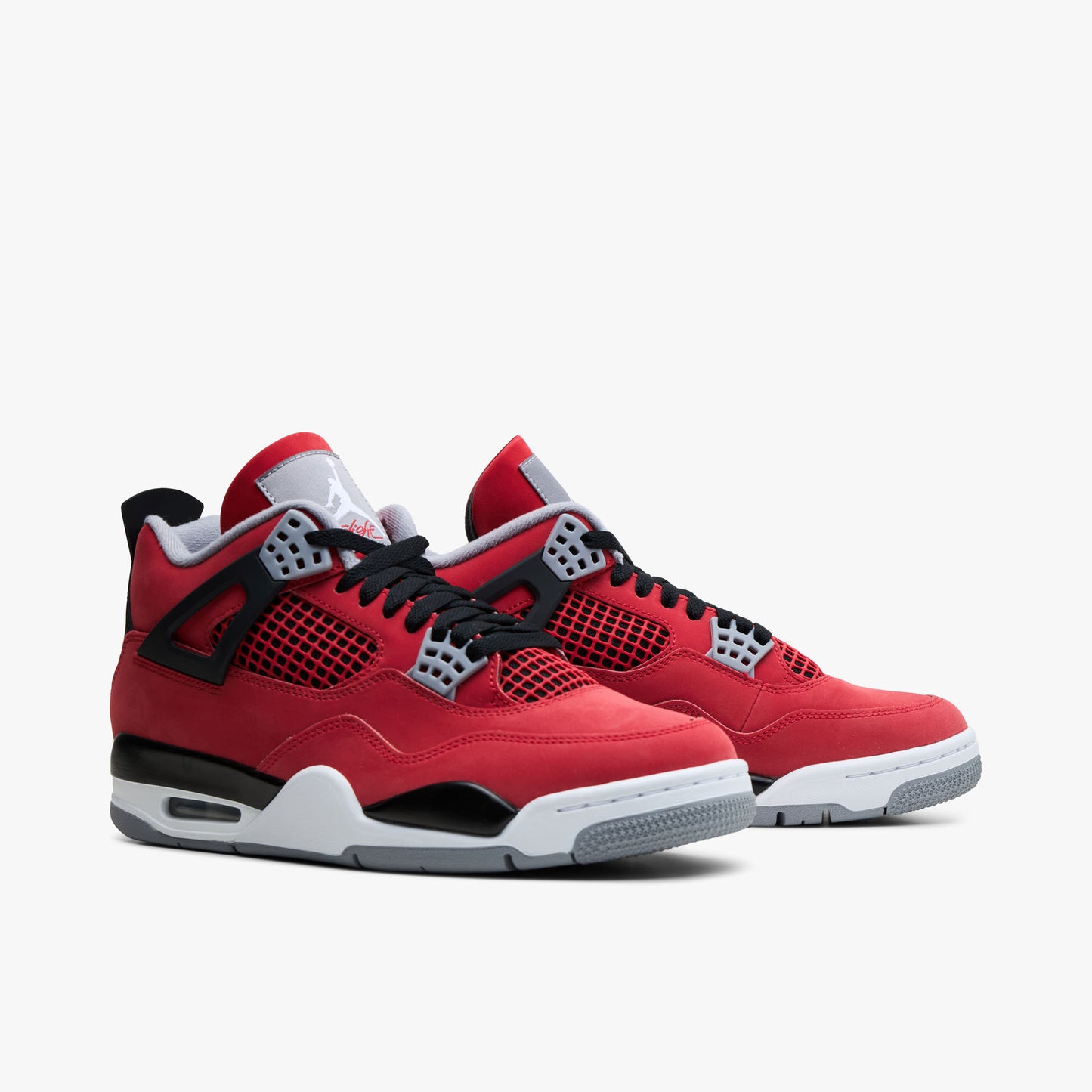 Jordan 4 Rétro Rouge Feu / Blanc - Noir