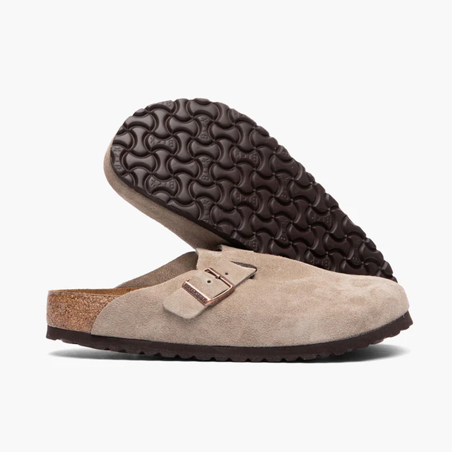Birkenstock Boston Semelle Souple / Taupe