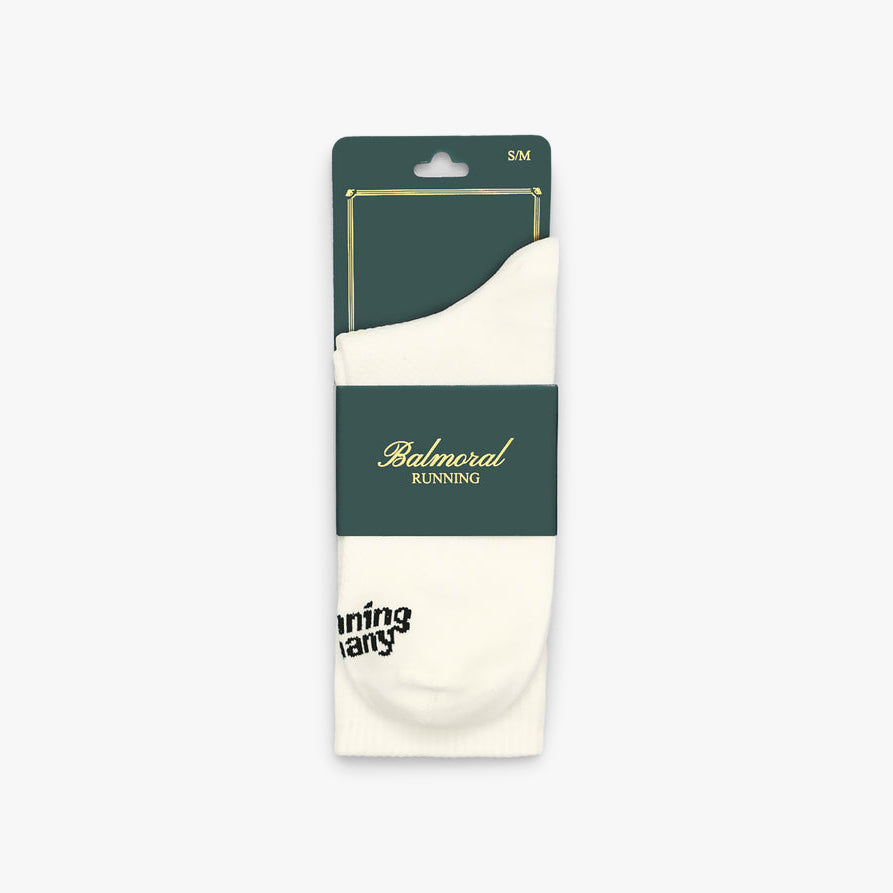 Chaussettes de course Balmoral Merino / Écru